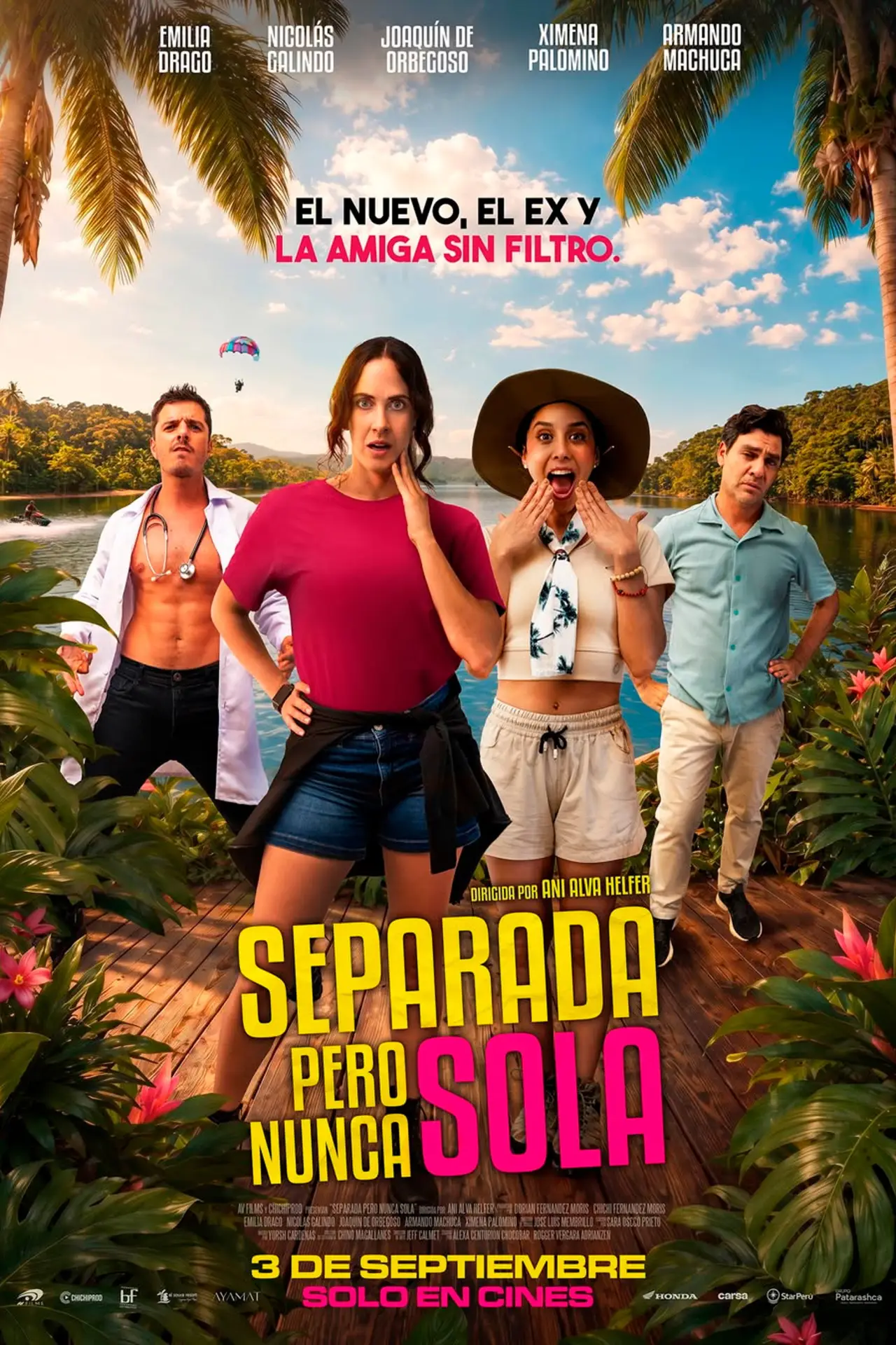 Movie poster "Separada pero nunca sola"