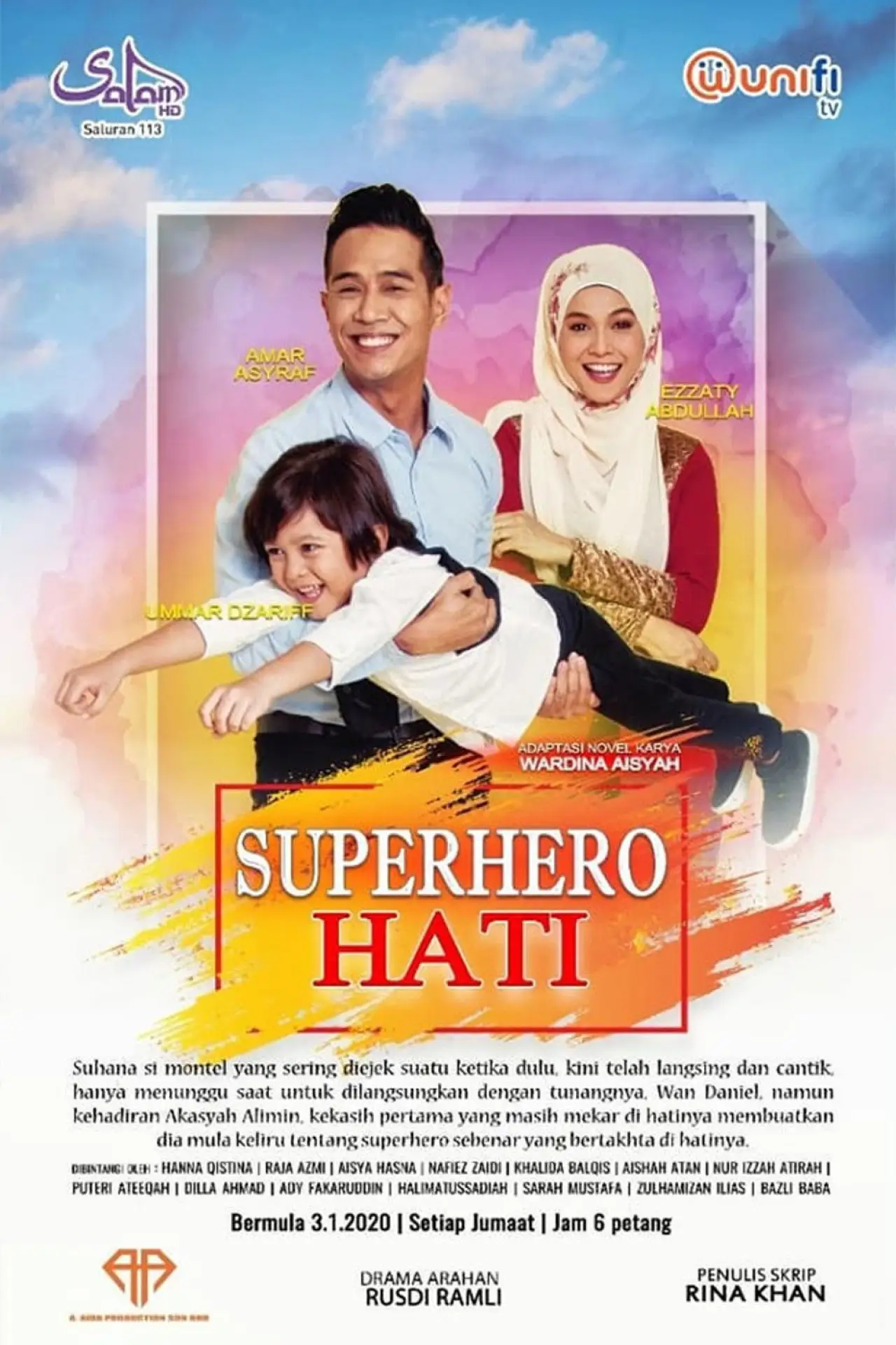 Movie poster "Superhero Hati"