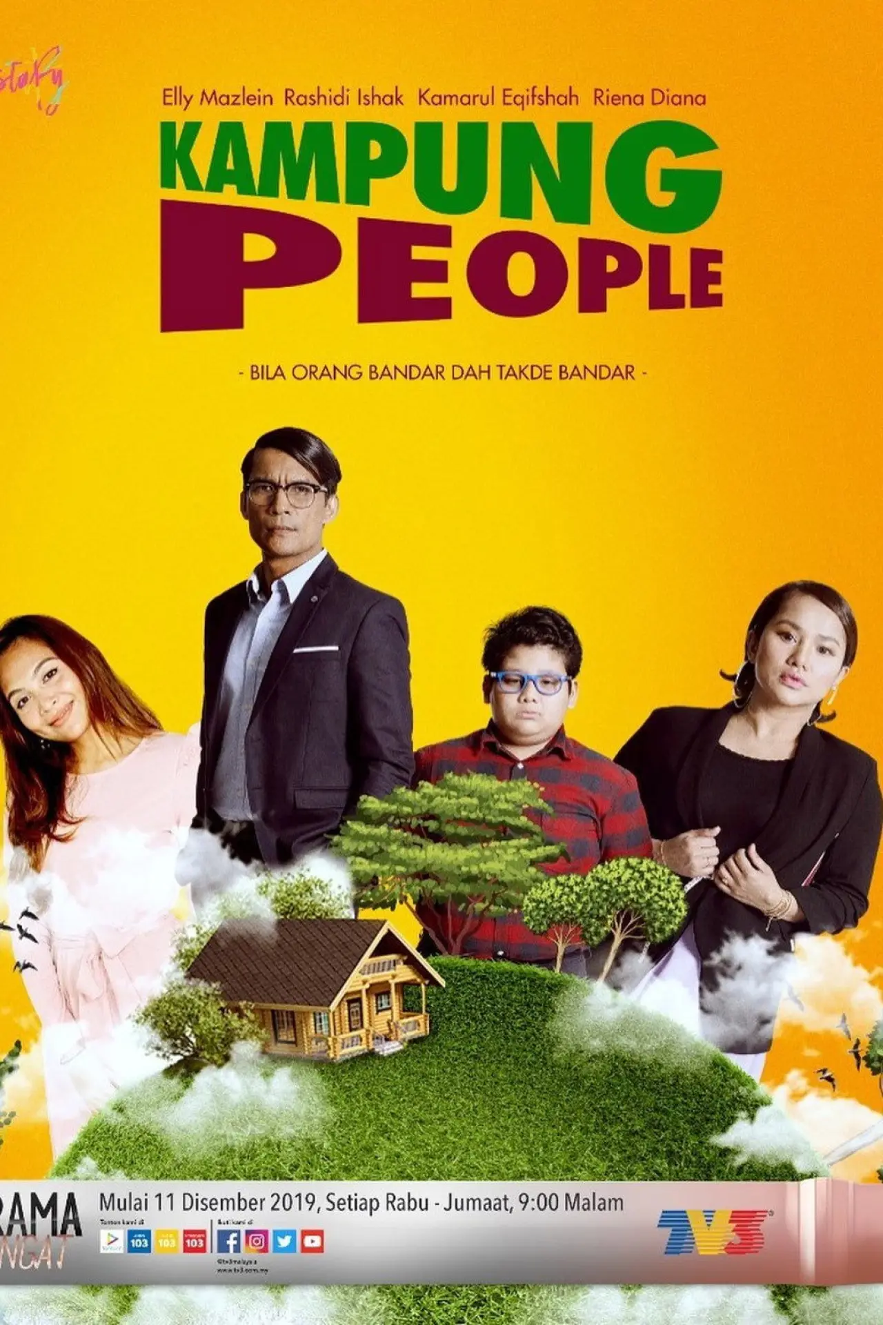 Movie poster "Kampung People"