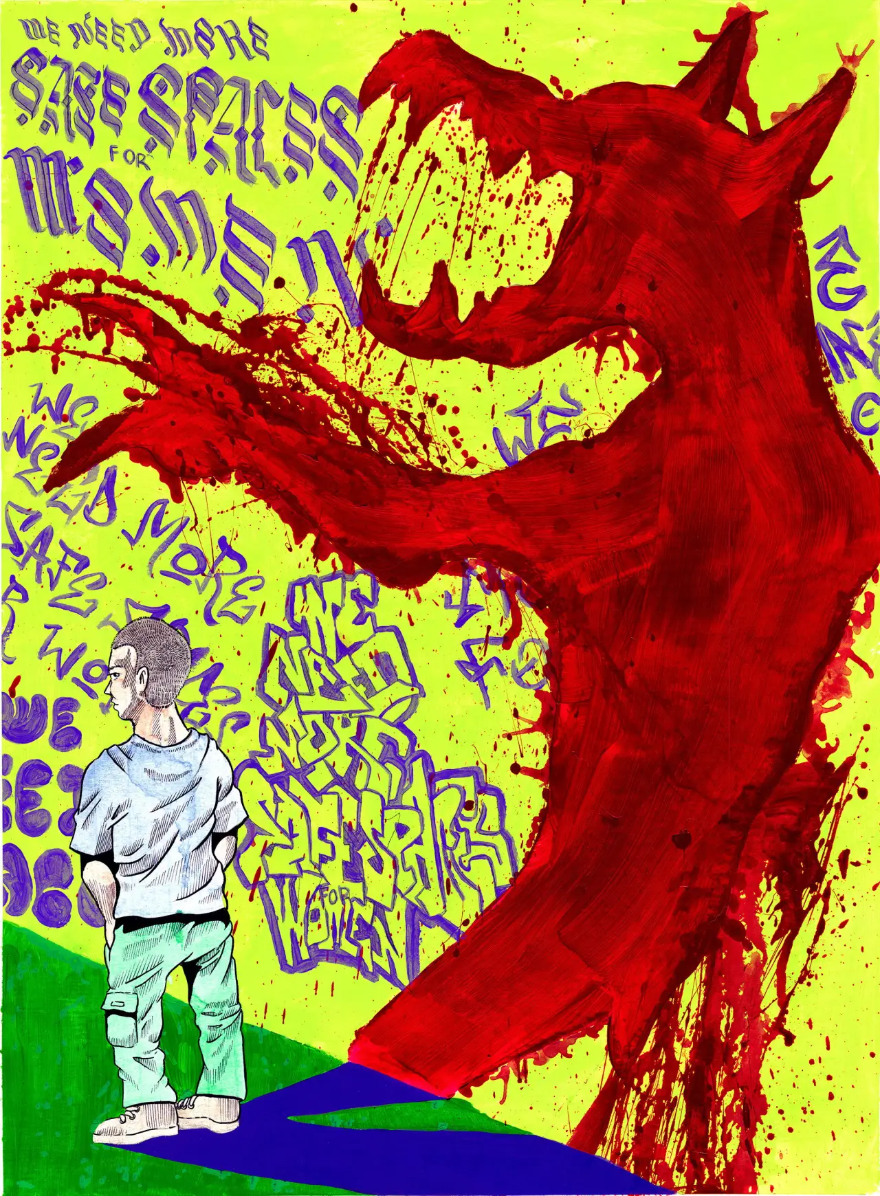 Movie poster "We Need More S.A.F.E. Spaces for Women!"
