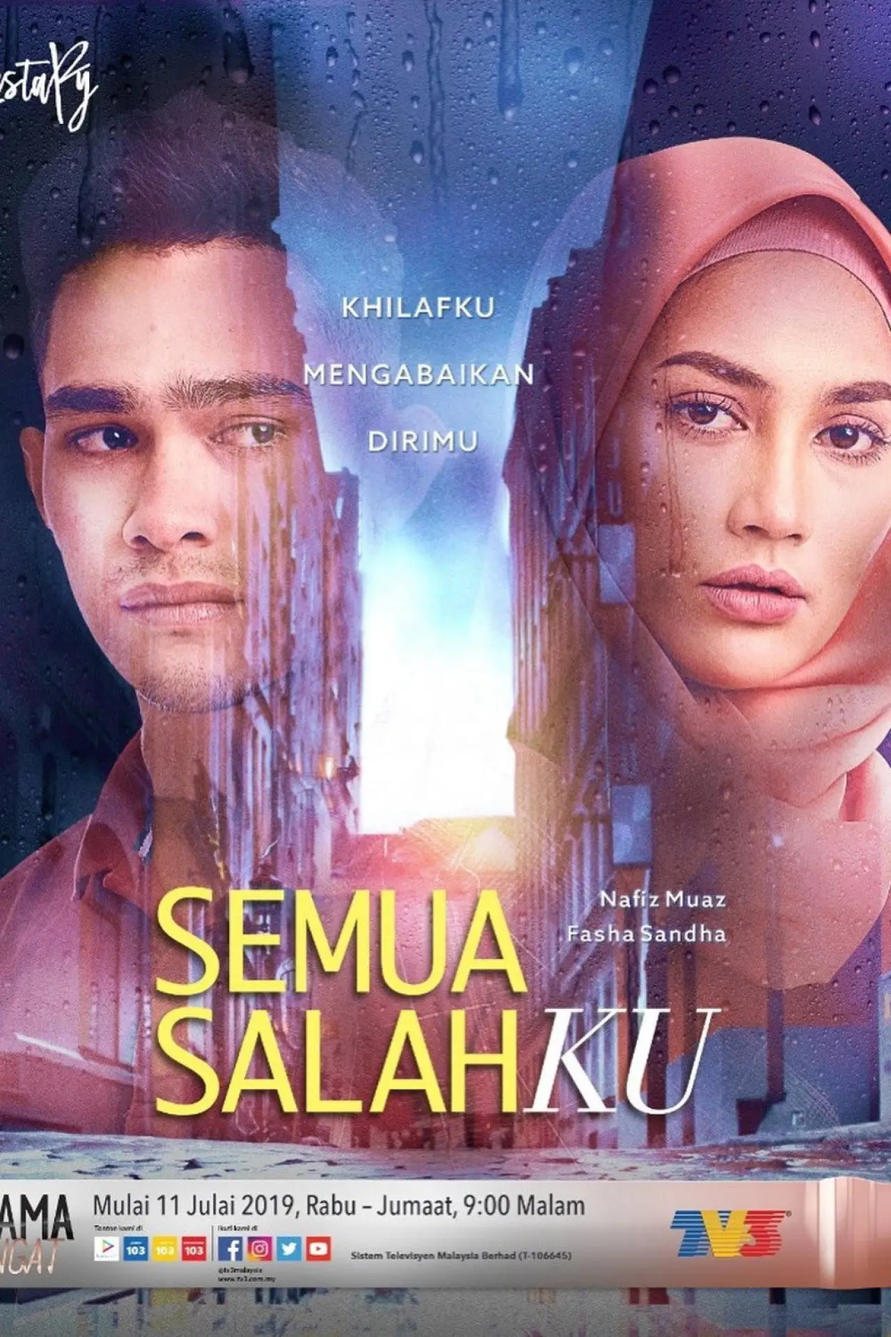 Movie poster "Semua Salahku"