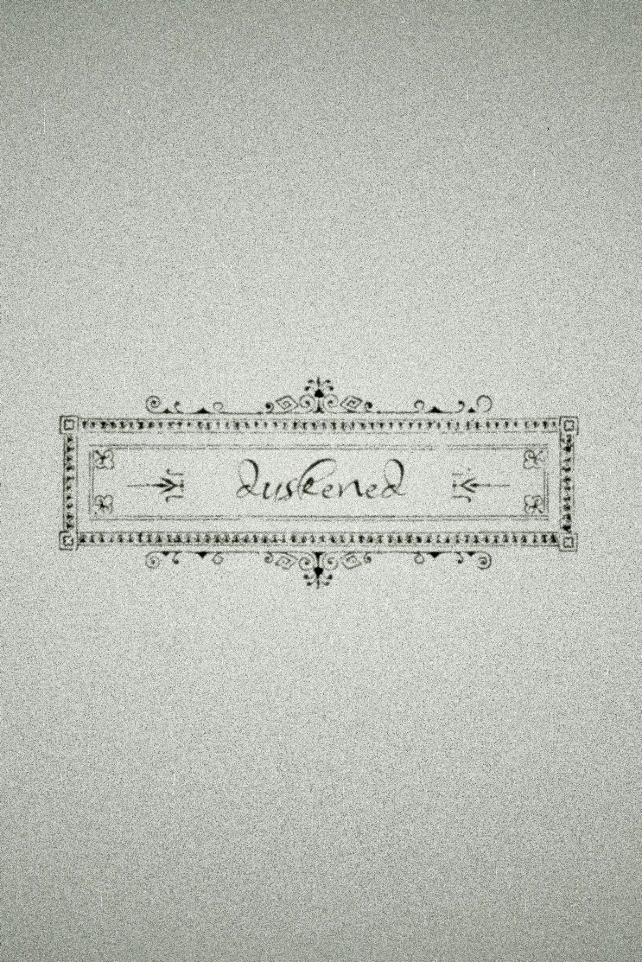 Movie poster "duskened"