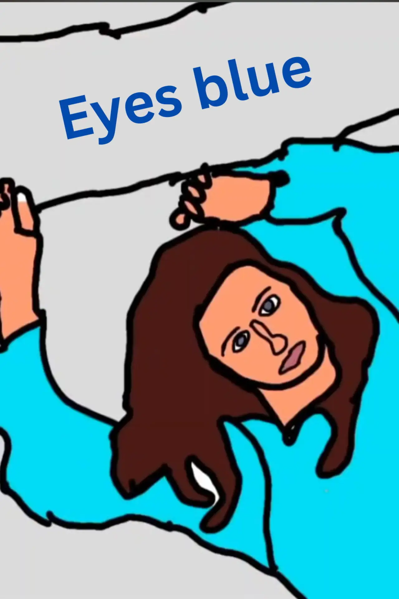 Movie poster "Eyes blue"