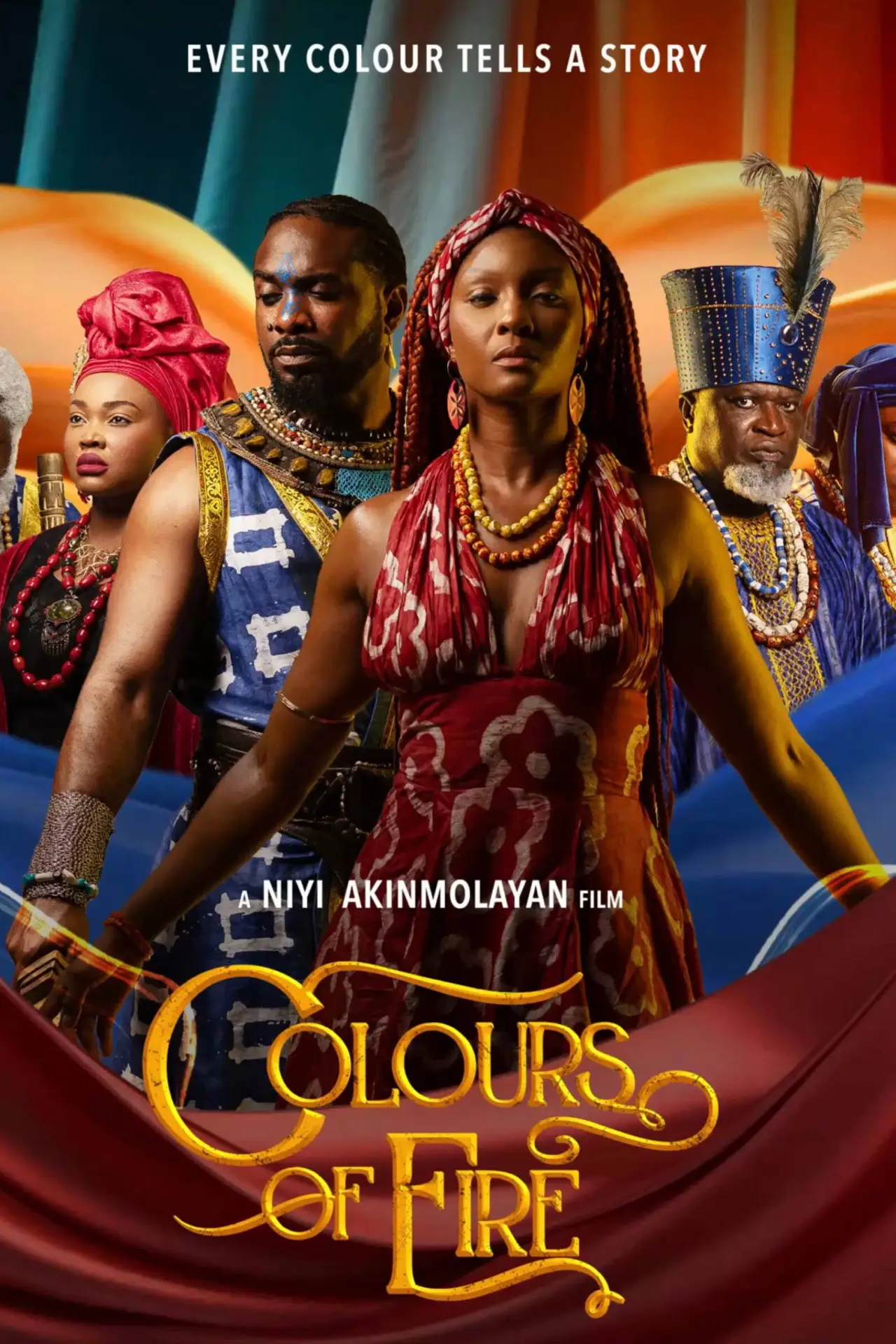 Movie poster "Colours of Fire"