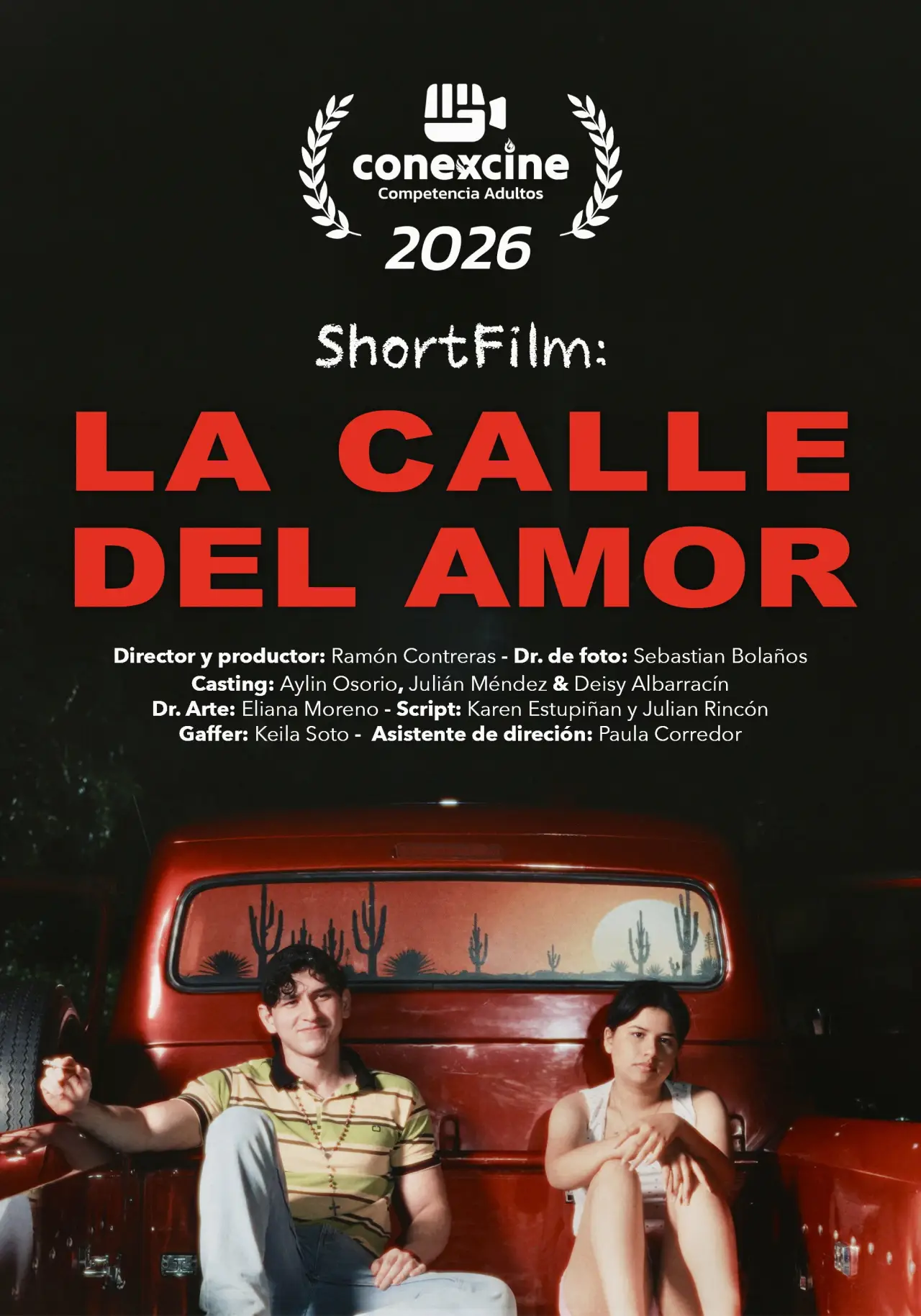 Movie poster "La calle del amor"