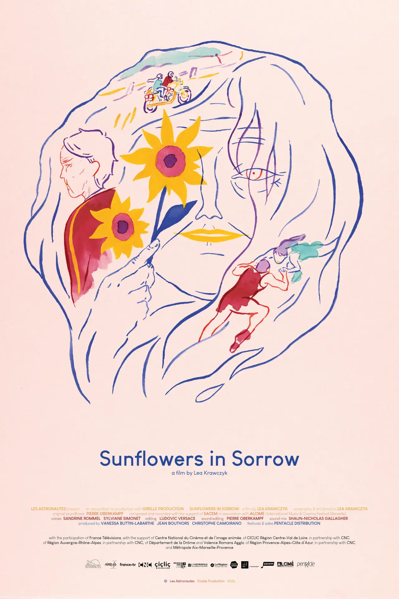 Movie poster "Sunflowers in Sorrow"