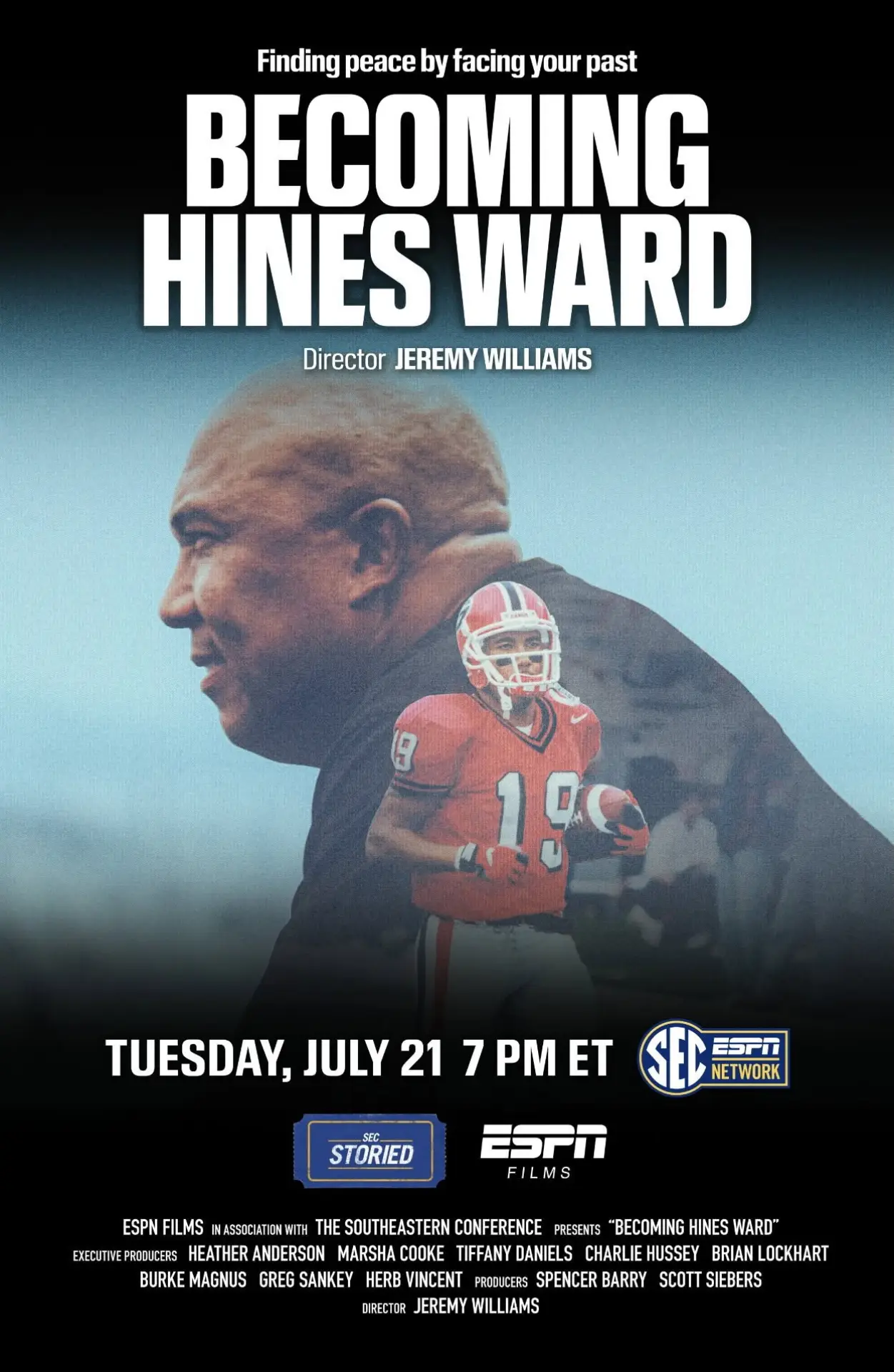 Movie poster "Becoming Hines Ward"