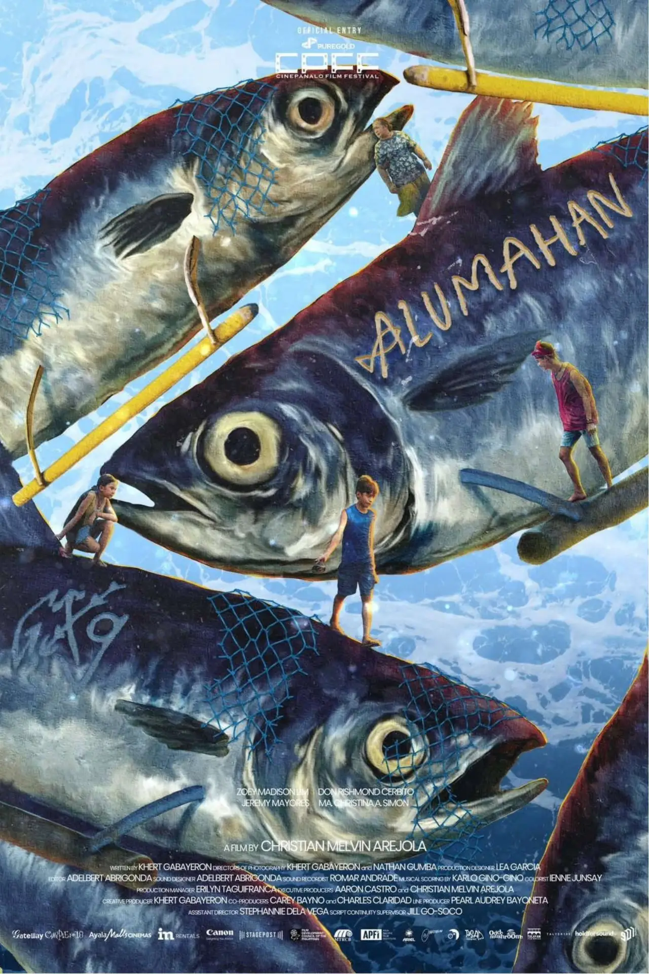 Movie poster "Alumahan"