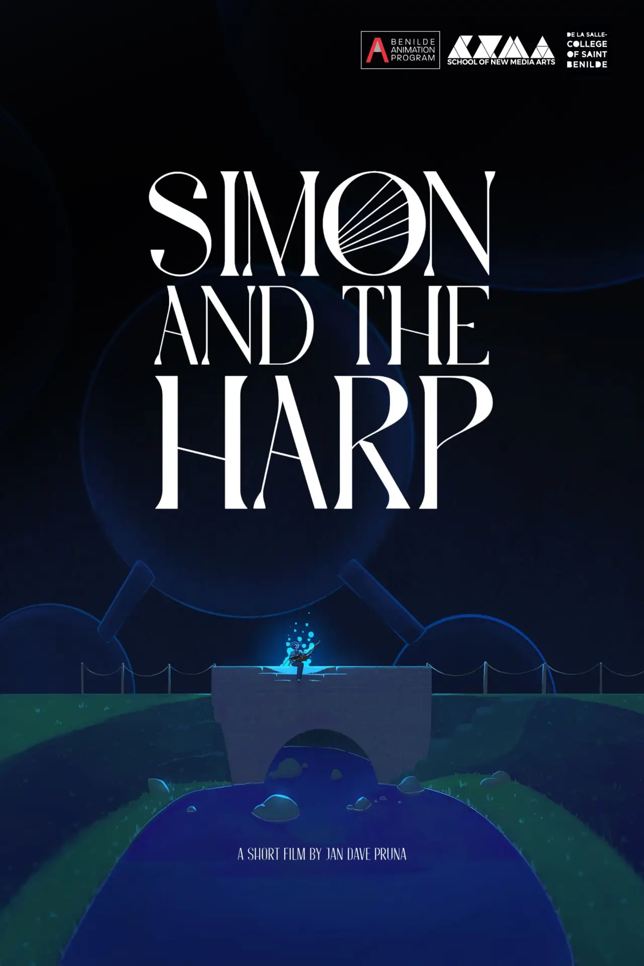 Movie poster "Simon and the Harp"