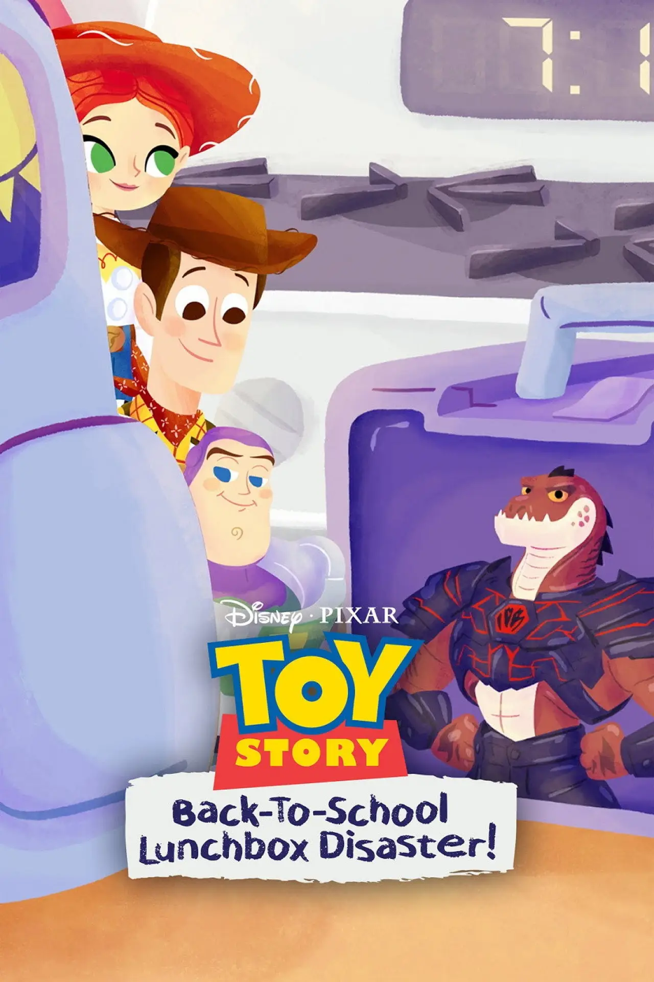 Movie poster "Toy Story Back-To-School Lunchbox Disaster!"