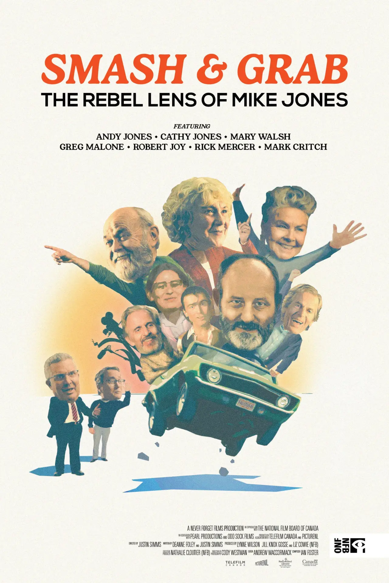 Movie poster "Smash & Grab: The Rebel Lens of Mike Jones"