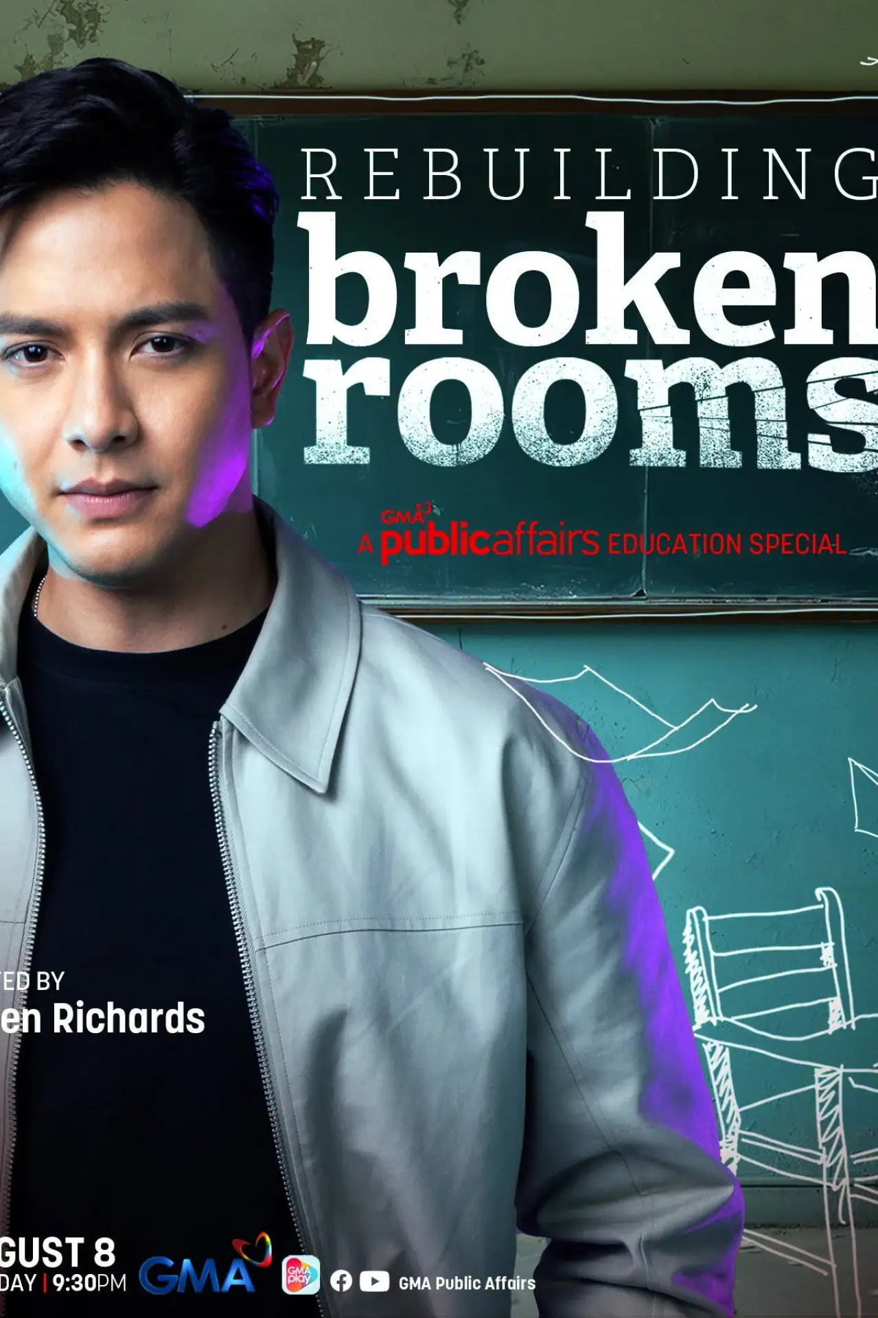 Movie poster "Rebuilding Broken Rooms"