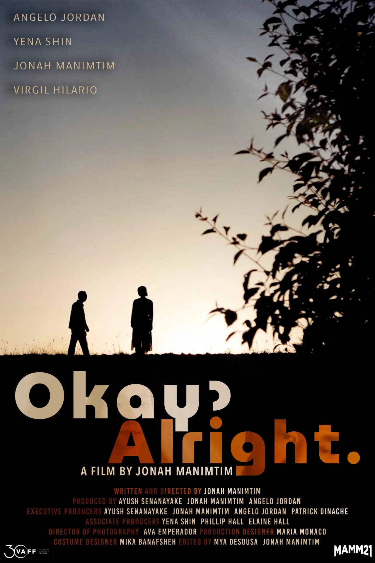 Movie poster "Okay? Alright."
