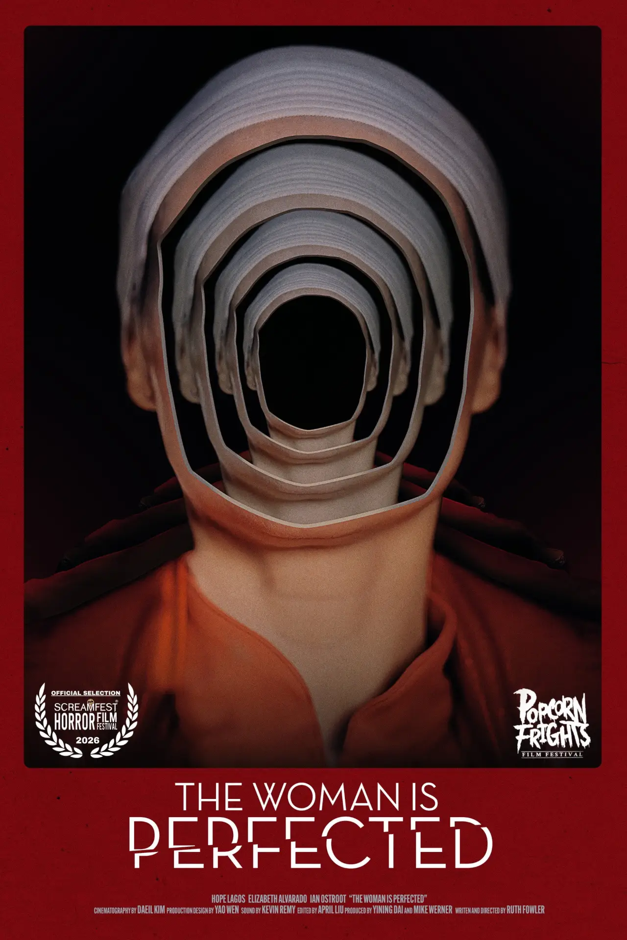 Movie poster "The Woman is Perfected"