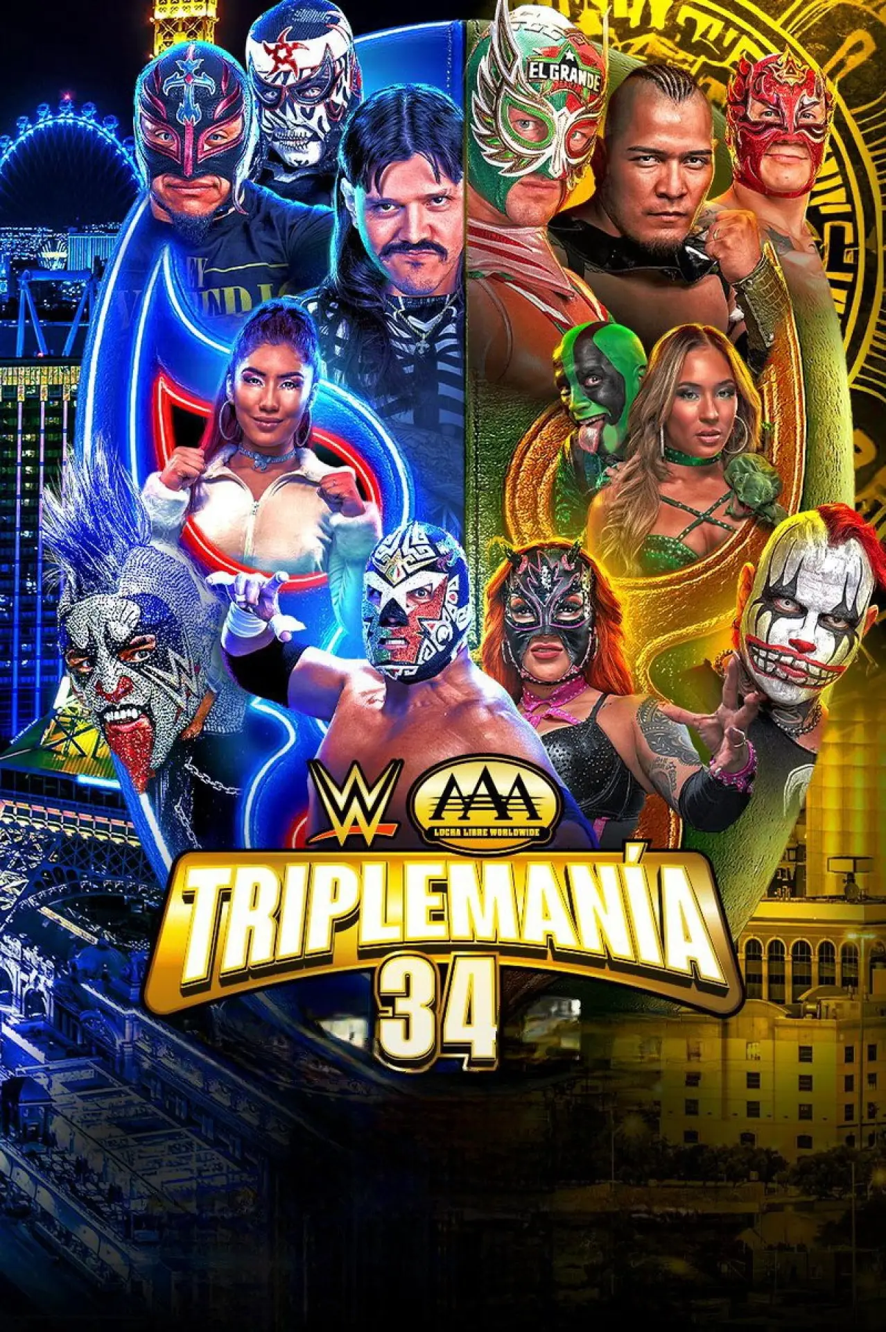 Movie poster "AAA Triplemanía 34 - Friday"