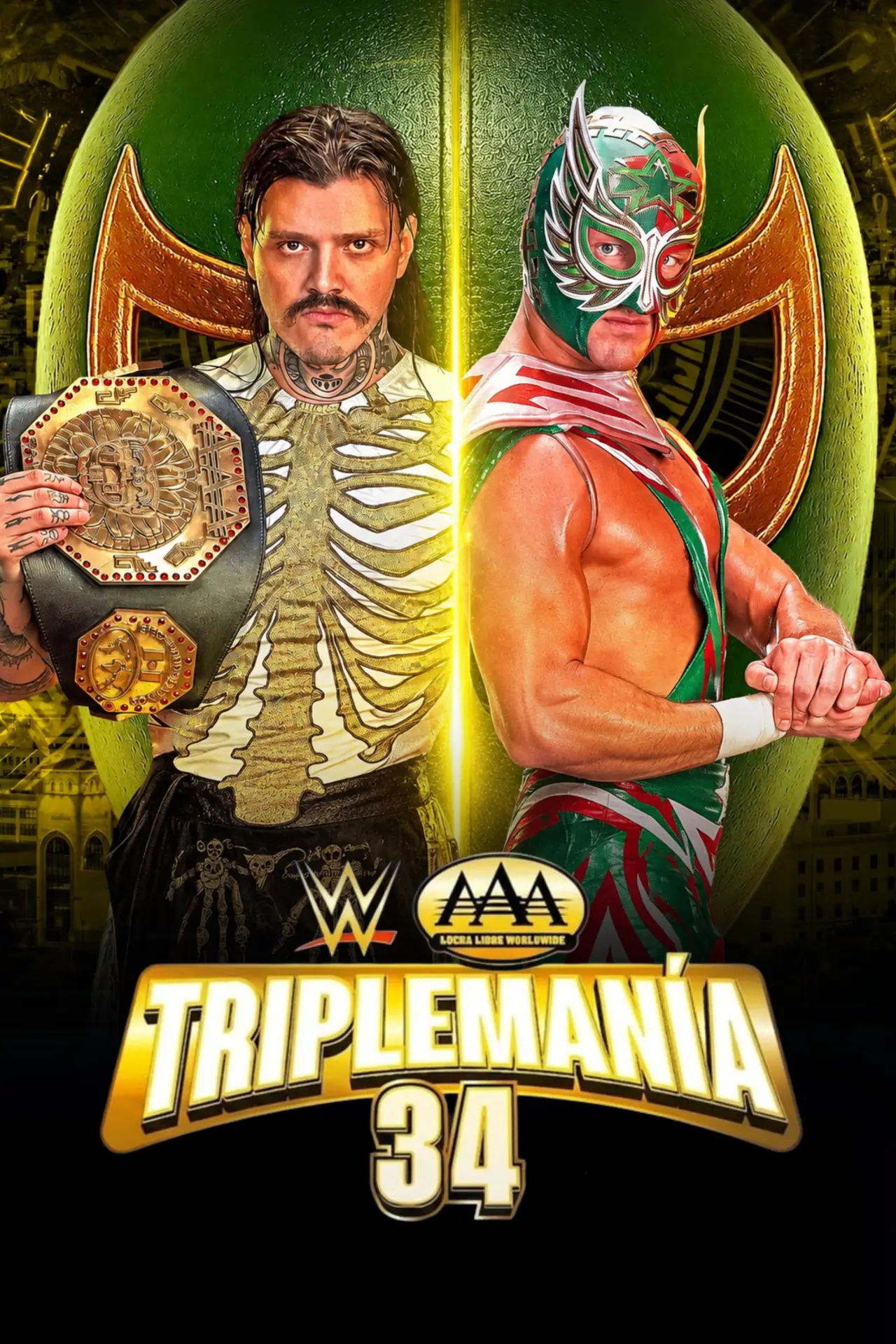 Movie poster "AAA Triplemanía 34 - Sunday"