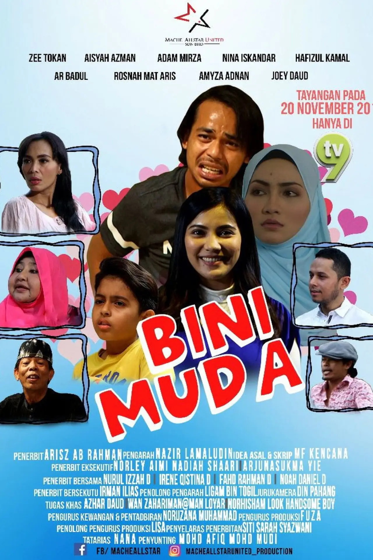 Movie poster "Bini Muda"