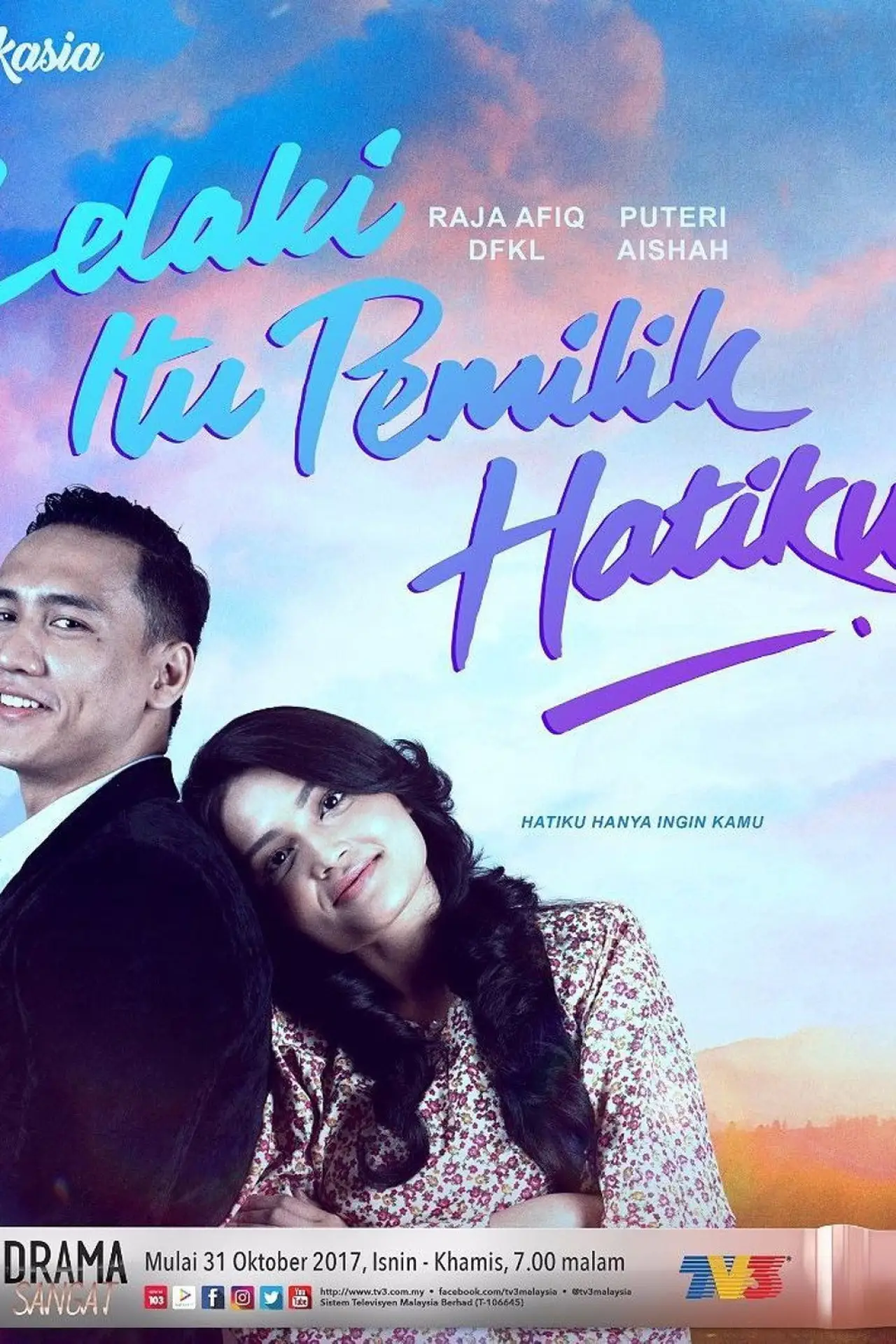 Movie poster "Lelaki Itu Pemilik Hatiku"
