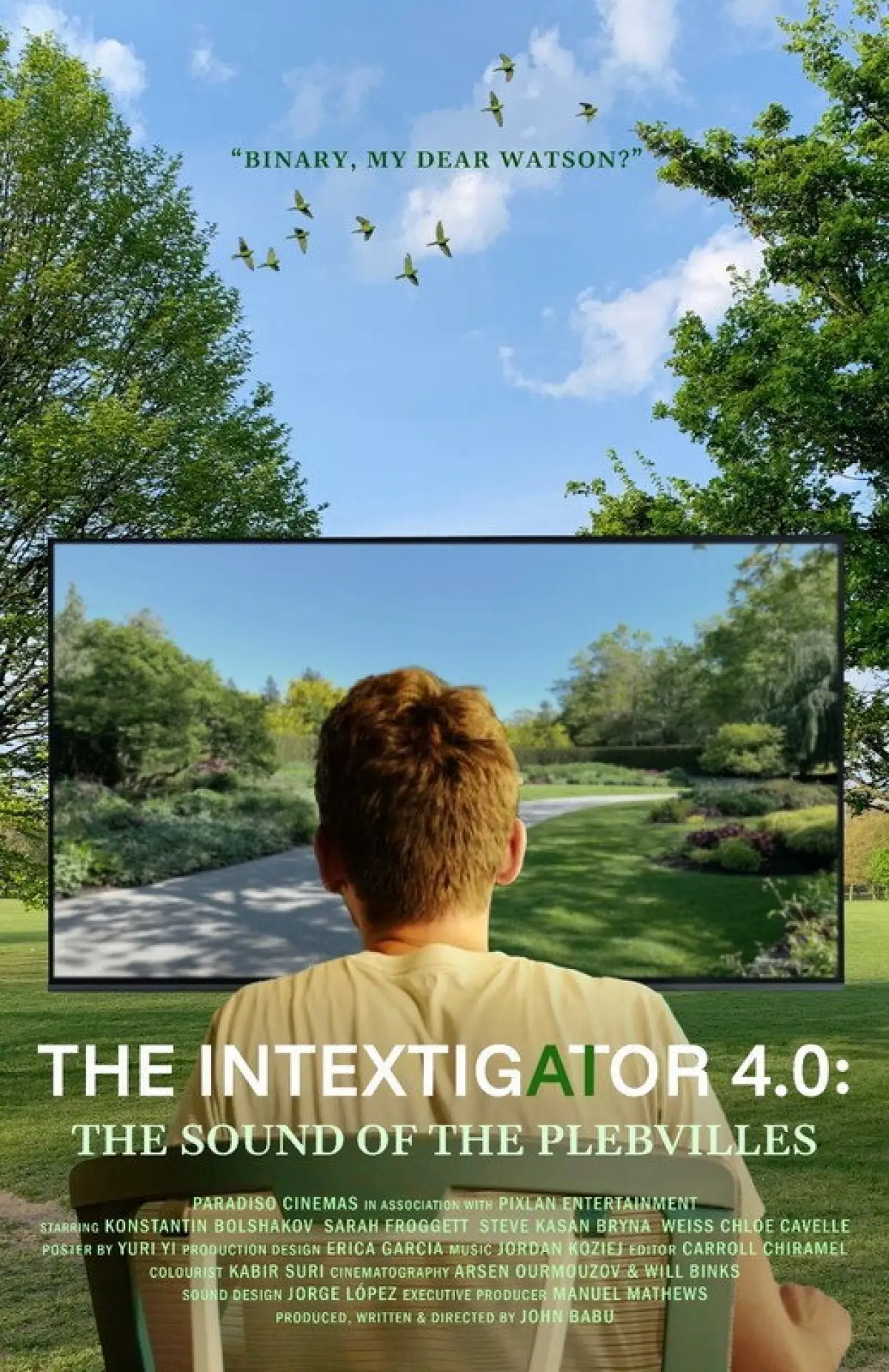 Movie poster "The InTEXTigator 4: The Sound of the Plebvilles"