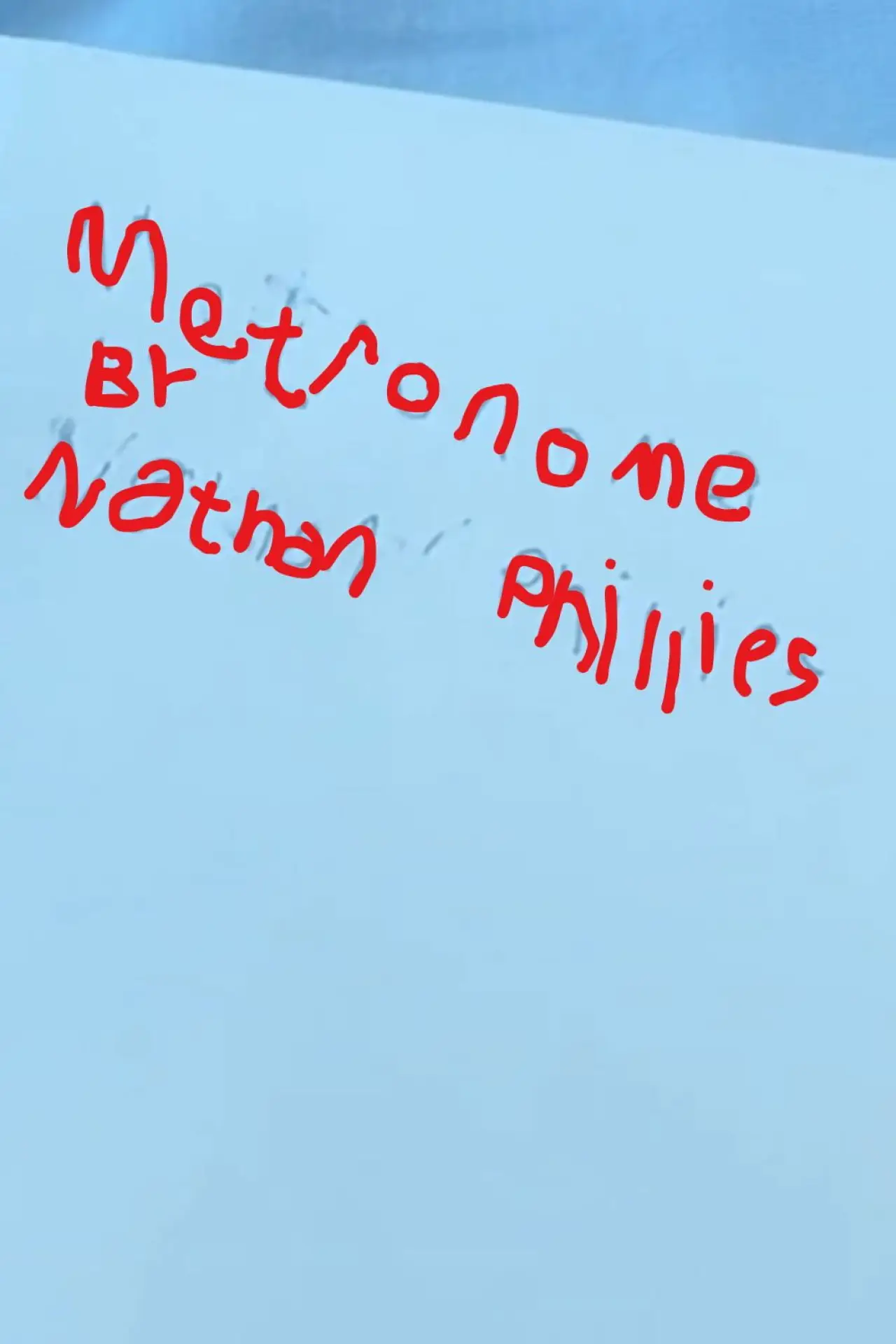 Movie poster "Metronome"