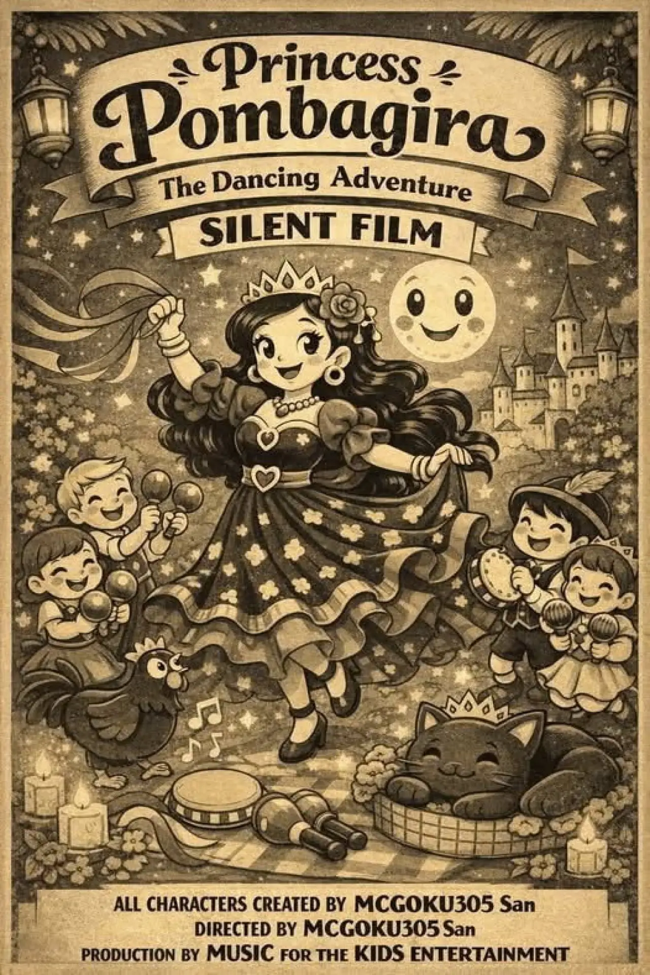 Movie poster "Princess Pombagira The Dancing Adventure"