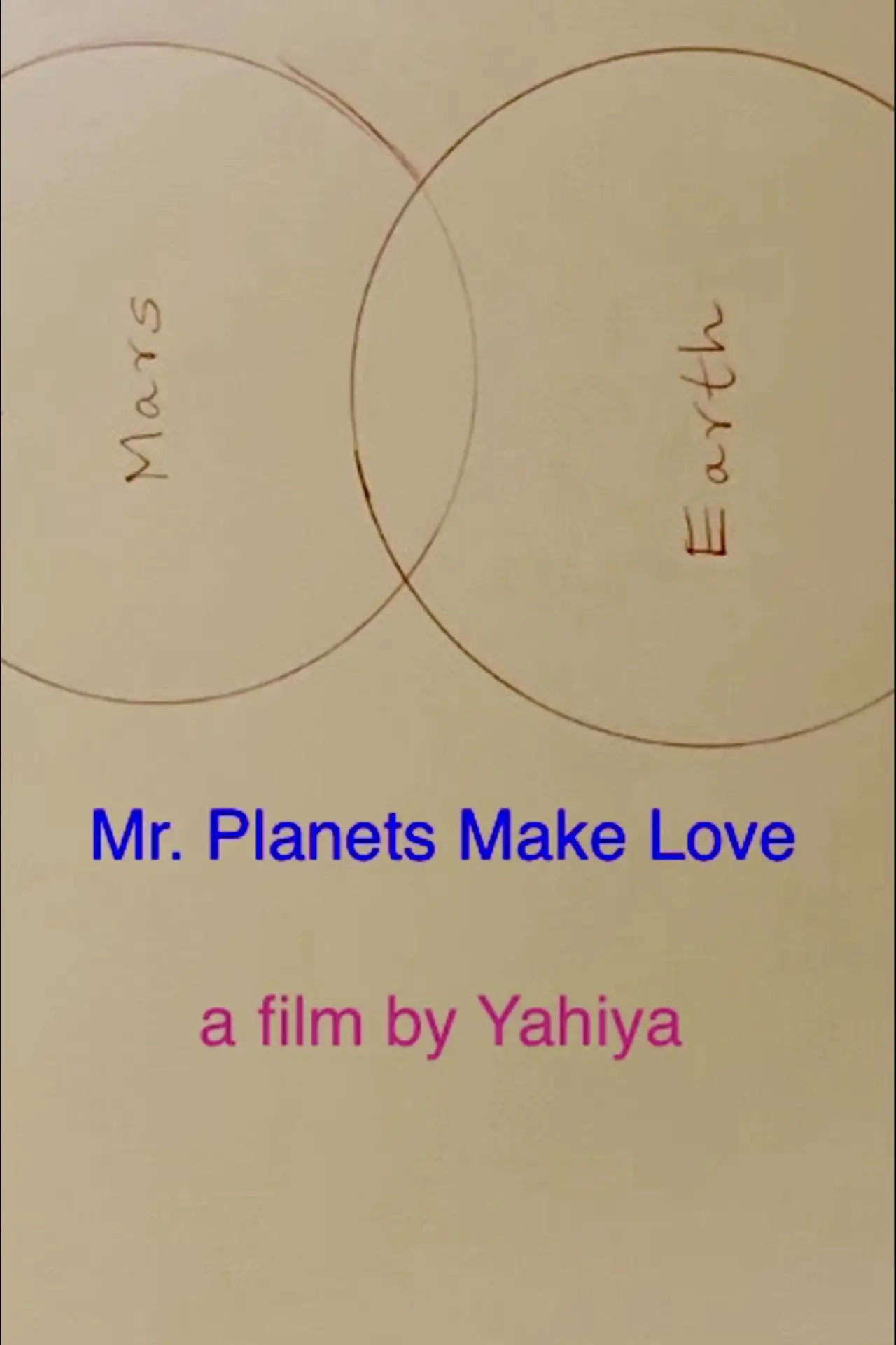 Movie poster "Mr. Planets Make Love"