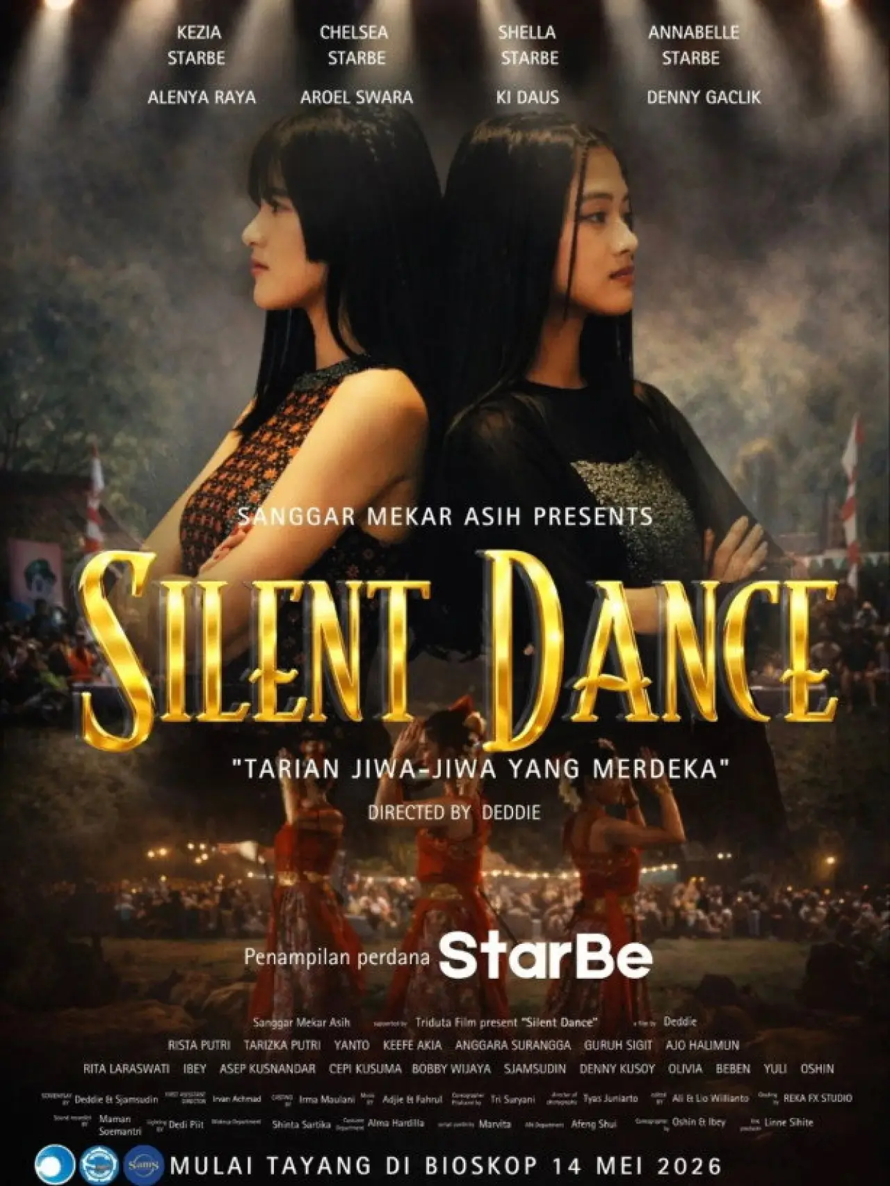 Movie poster "Silent Dance: Tarian Jiwa-jiwa yang Merdeka"