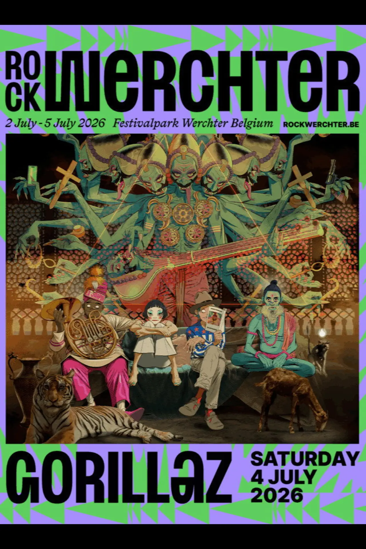 Movie poster "Gorillaz: Live at Rock Werchter 2026"