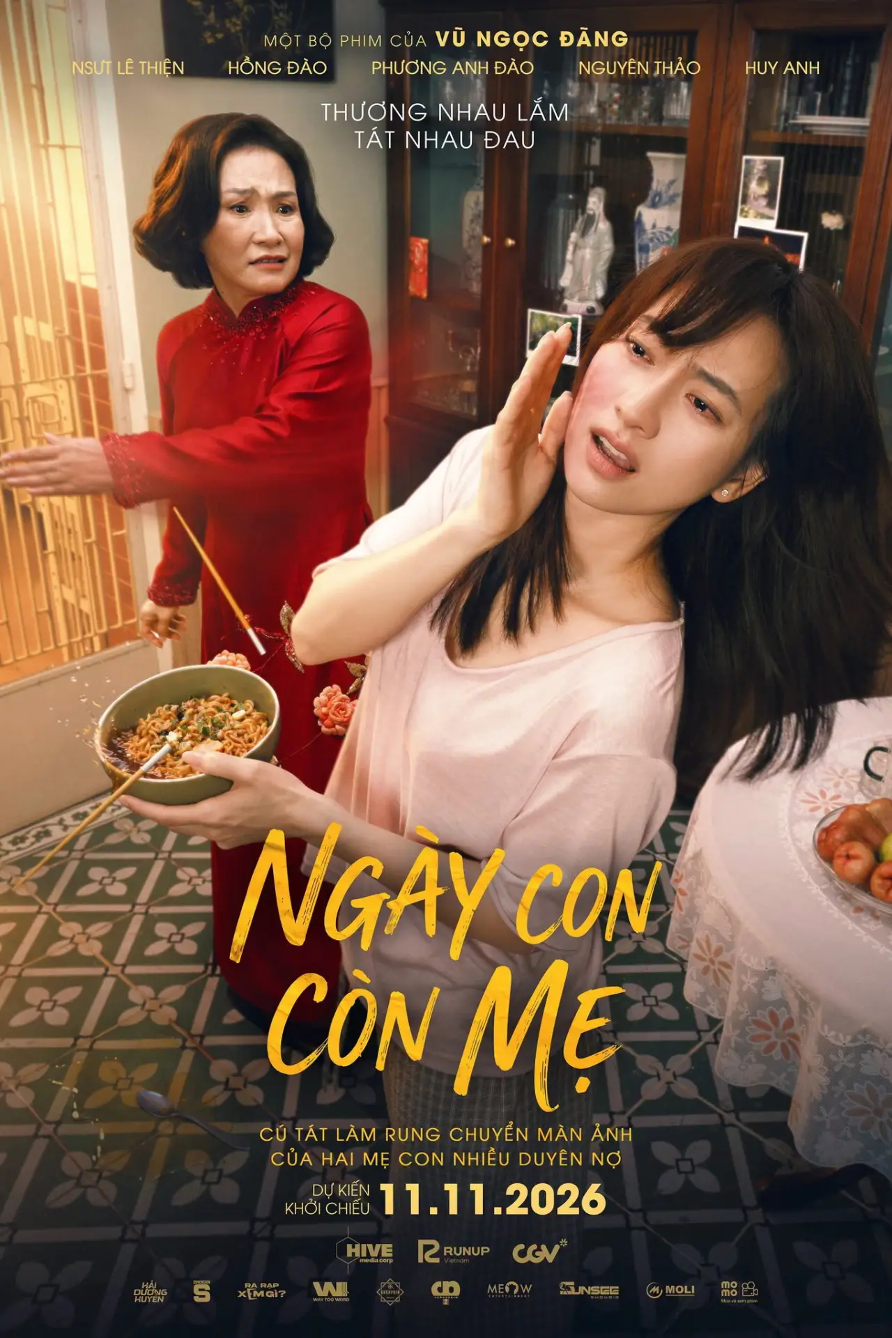 Movie poster "Ngày Con Còn Mẹ"