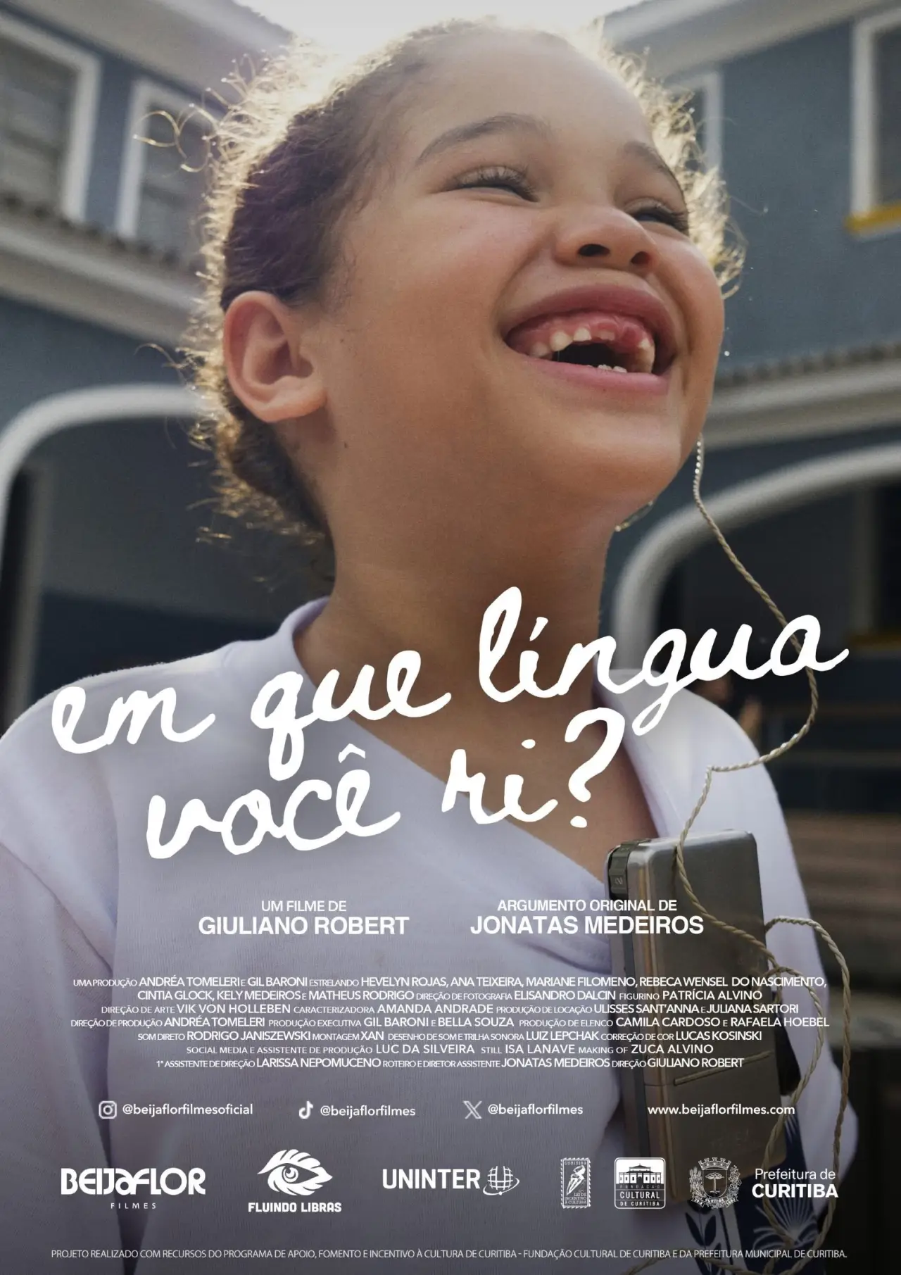 Movie poster "Which Language Do You Laugh In?"