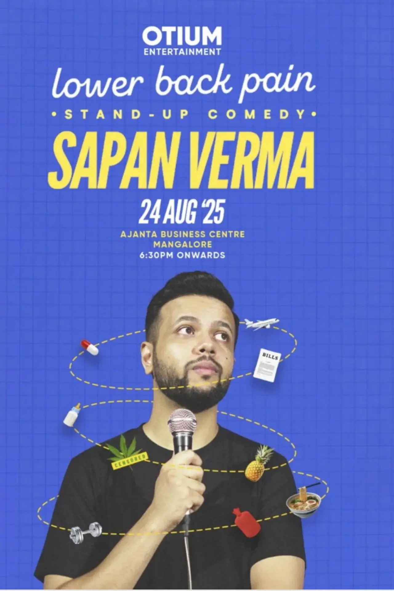 Movie poster "Sapan Verma: Lower Back Pain"