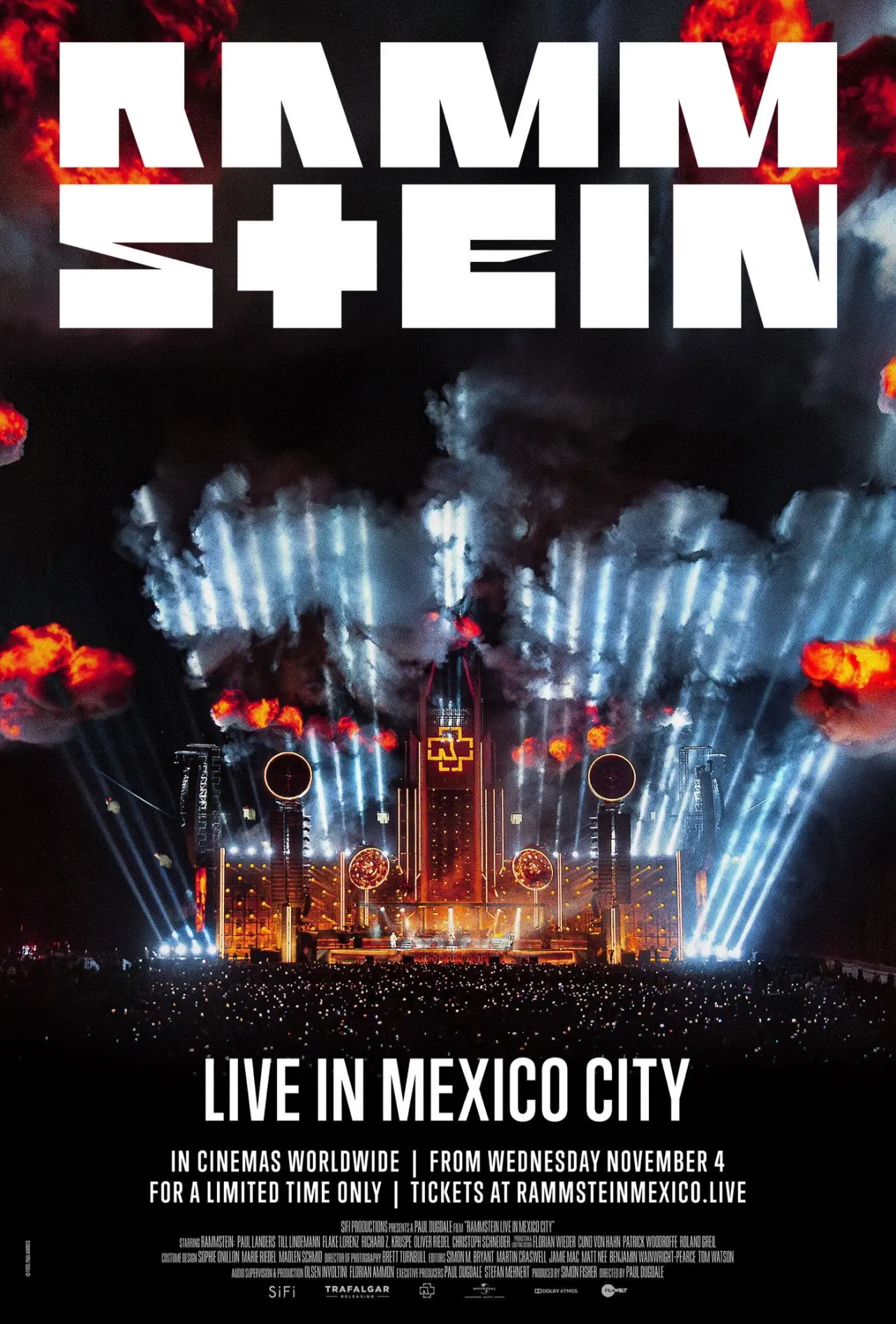 Movie poster "Rammstein - Live in Mexico City"