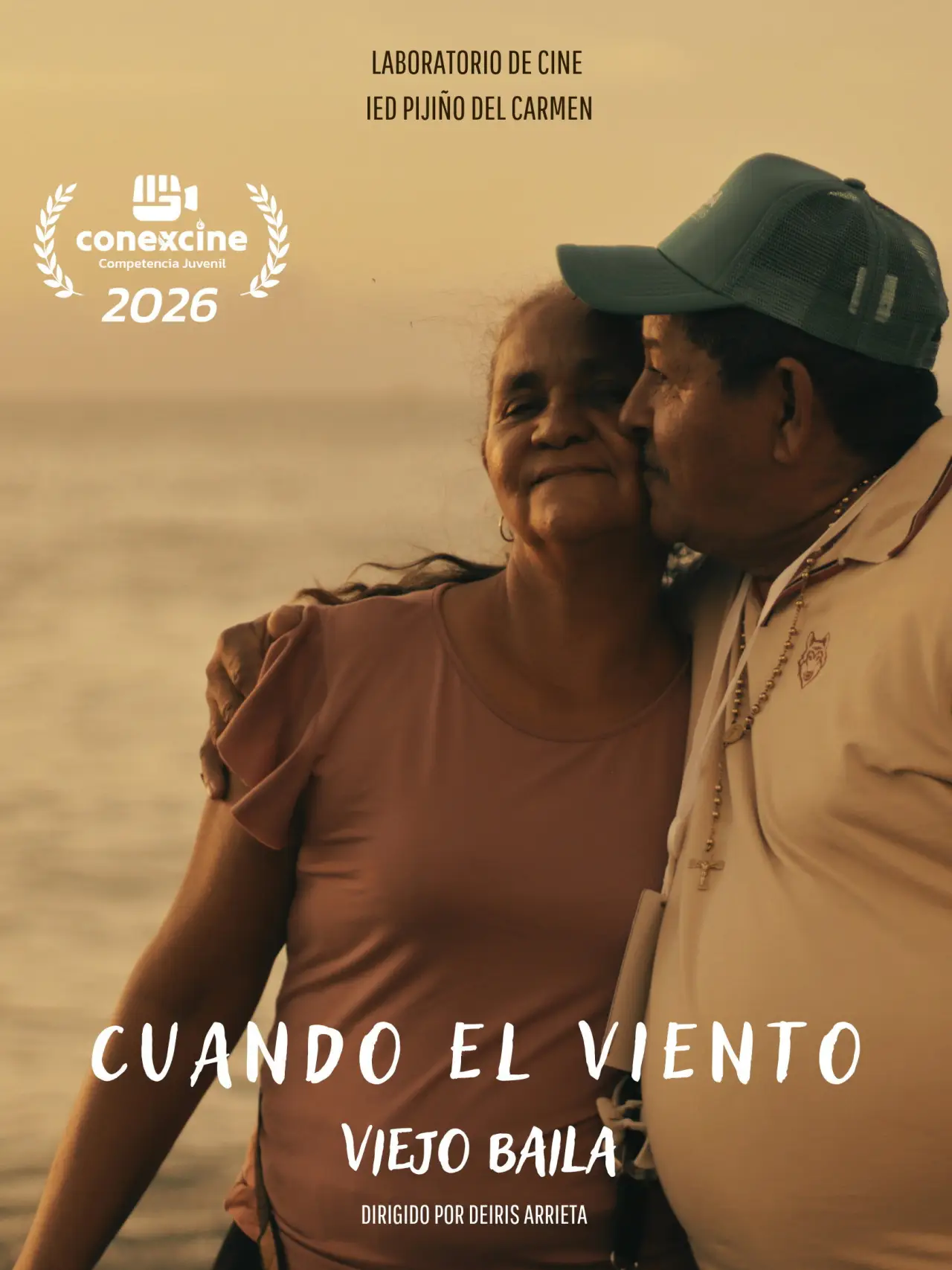 Movie poster "Cuando el viento viejo baila"