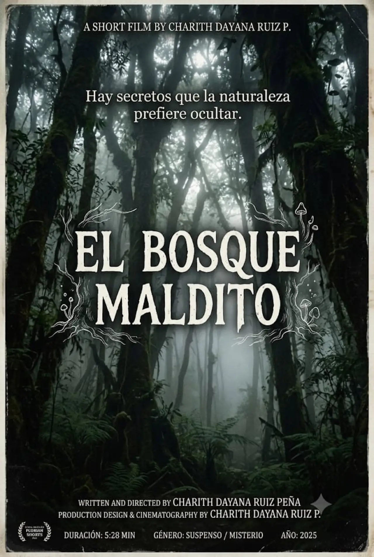 Movie poster "El bosque maldito"