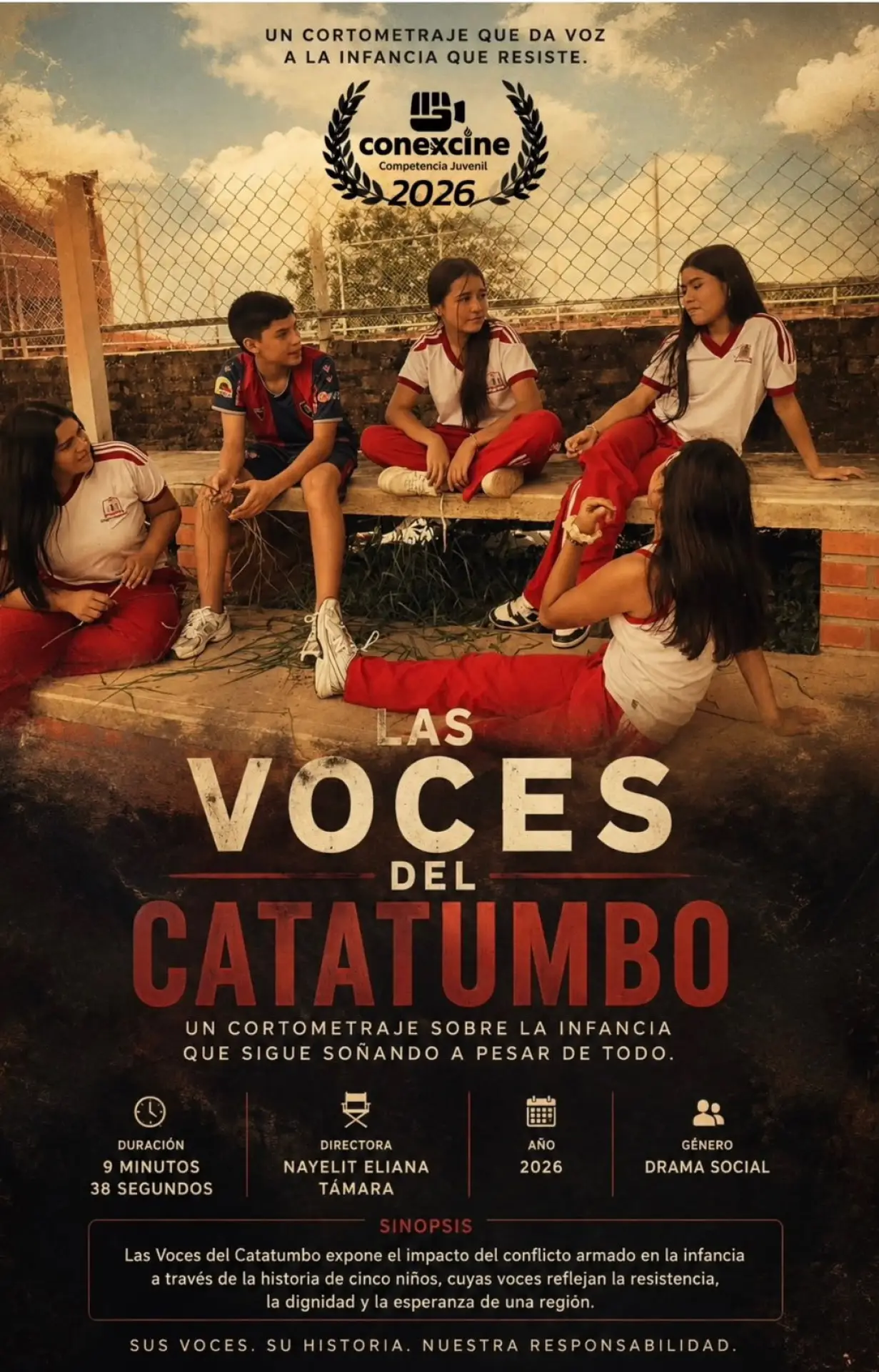 Movie poster "Las voces del Catatumbo"