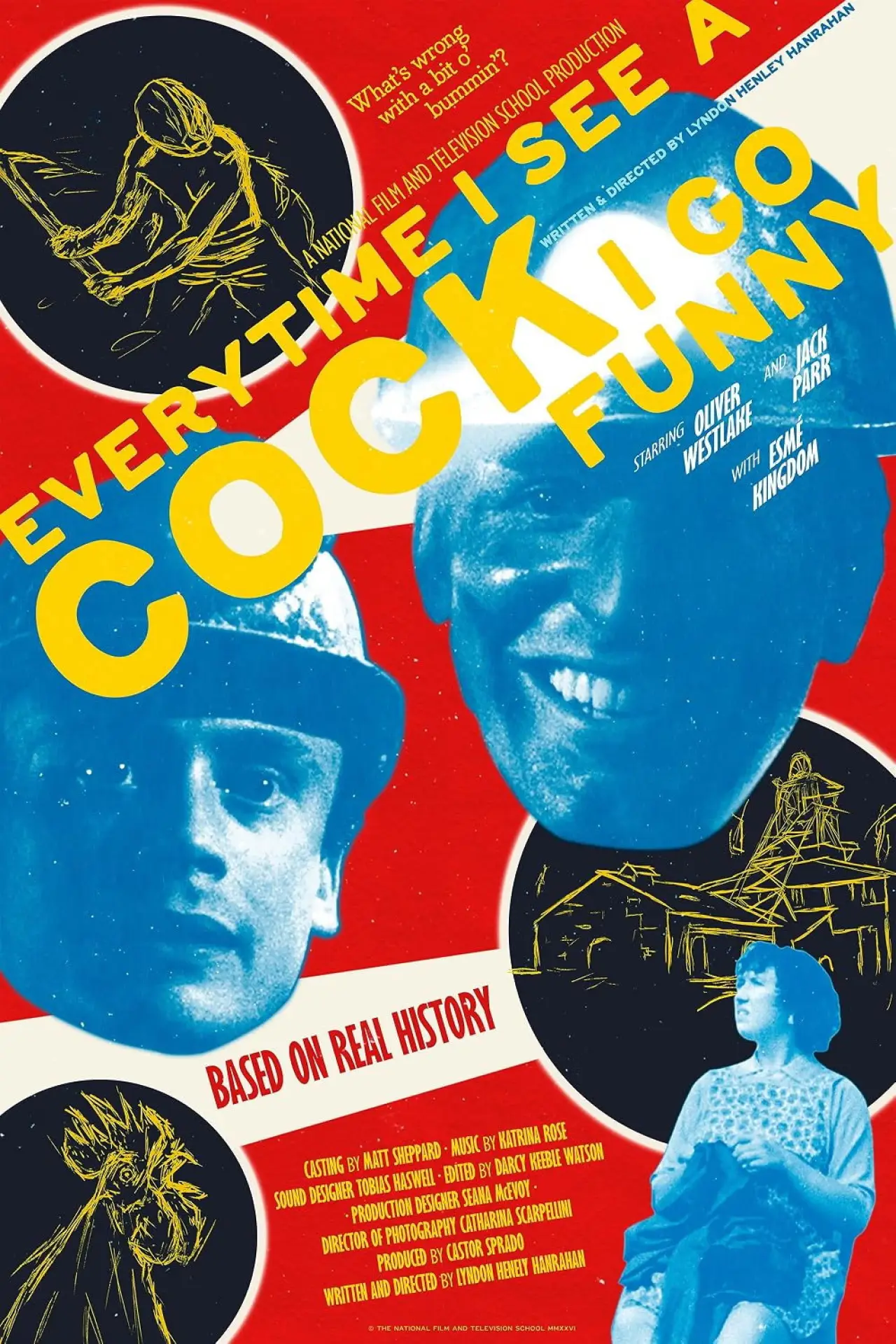 Movie poster "Every Time I See A Cock I Go Funny"
