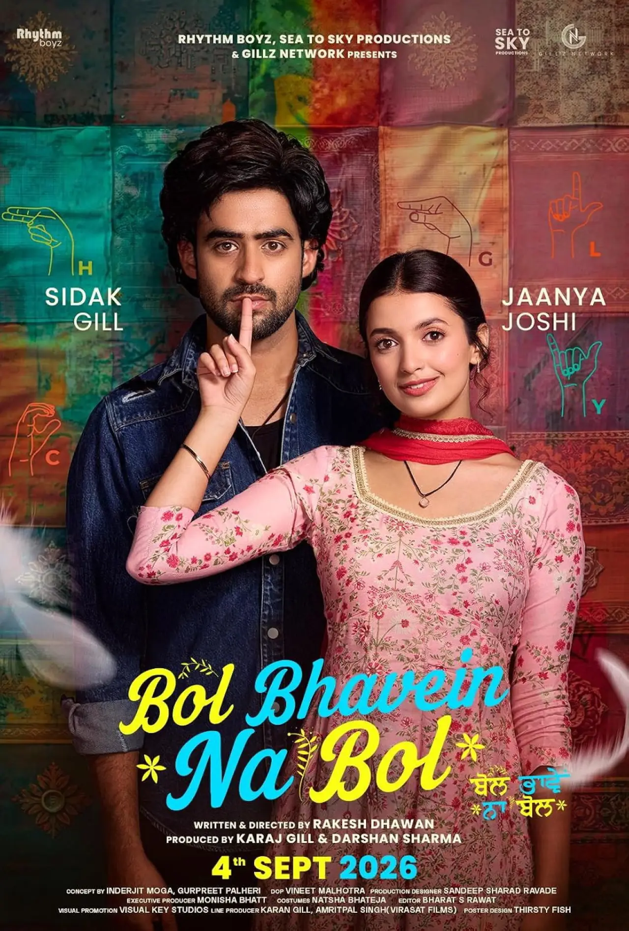 Movie poster "Bol Bhavein Na Bol"