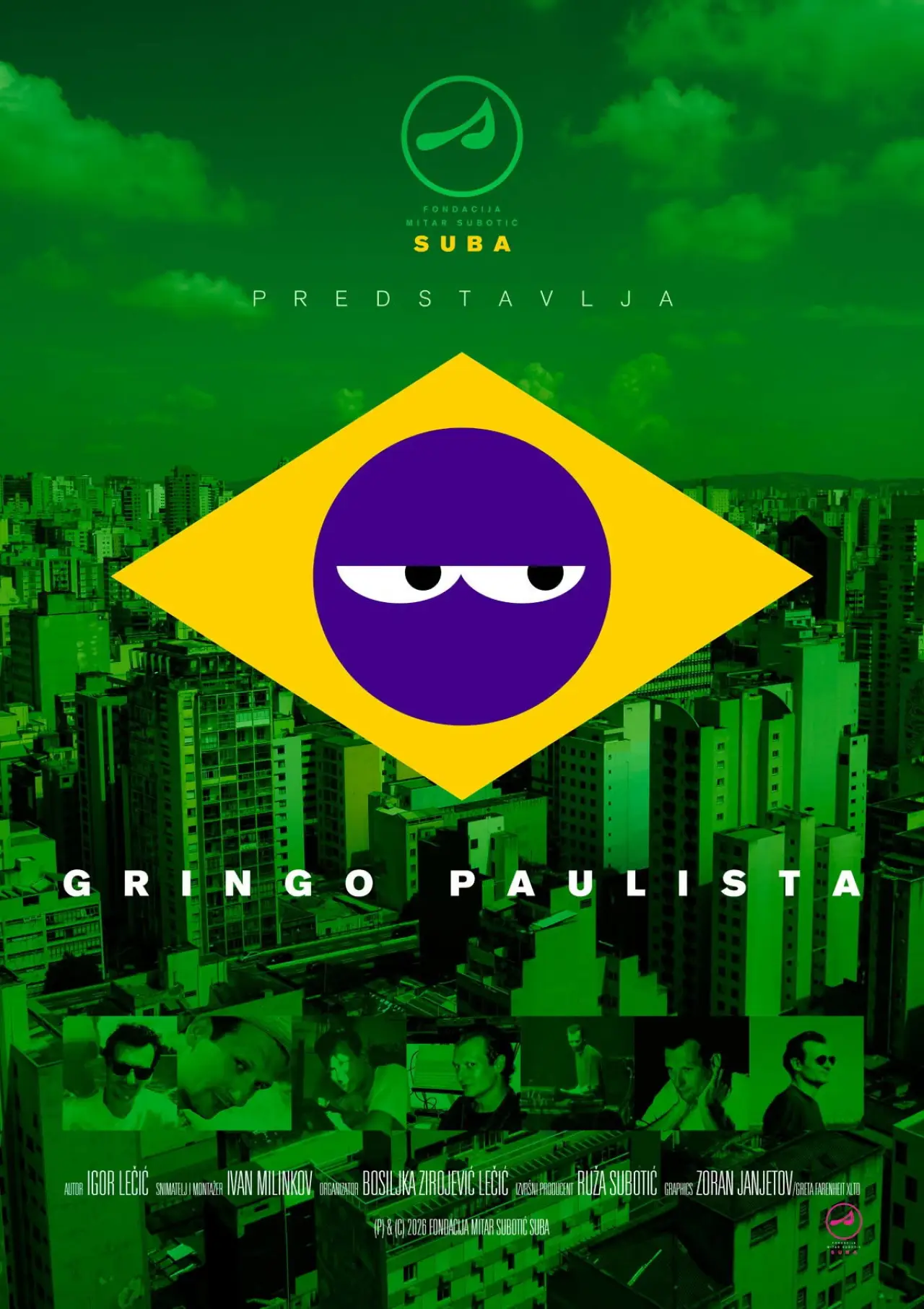 Movie poster "Gringo Paulista"