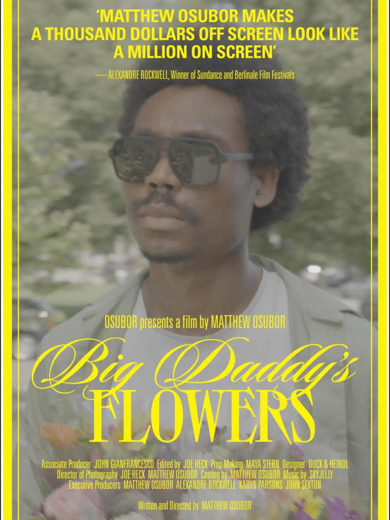 Movie poster "Big Daddy’s Flowers"