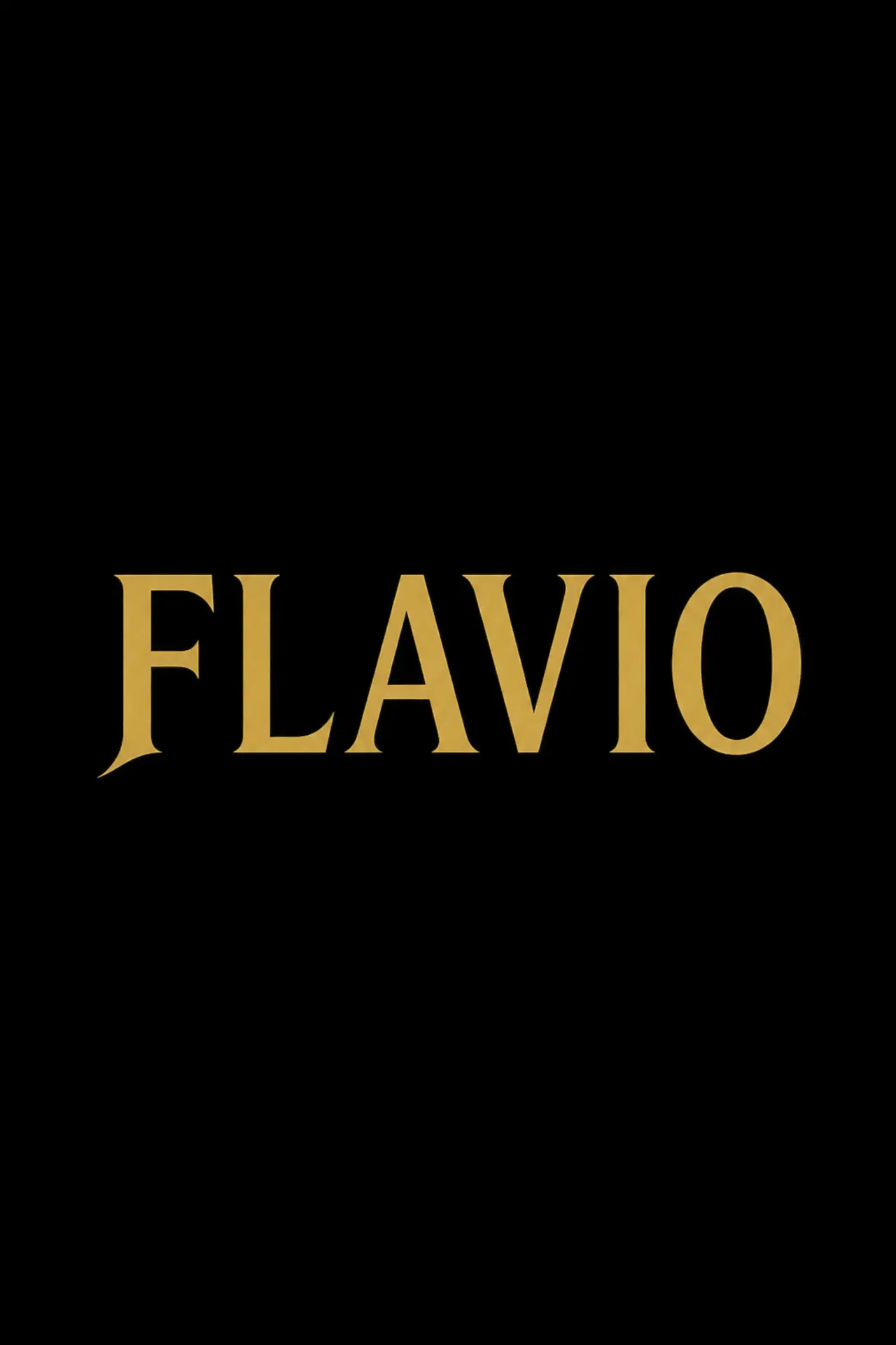 Movie poster "Flavio"