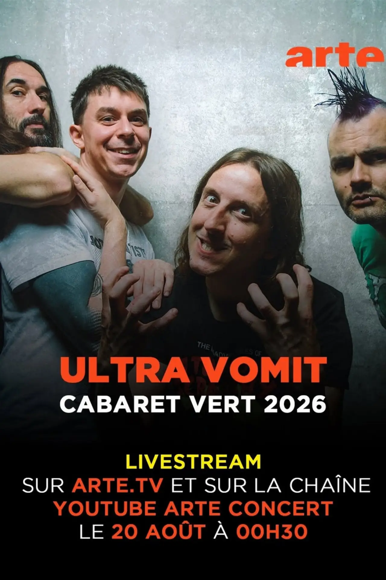 Movie poster "Ultra Vomit - Cabaret Vert 2026"