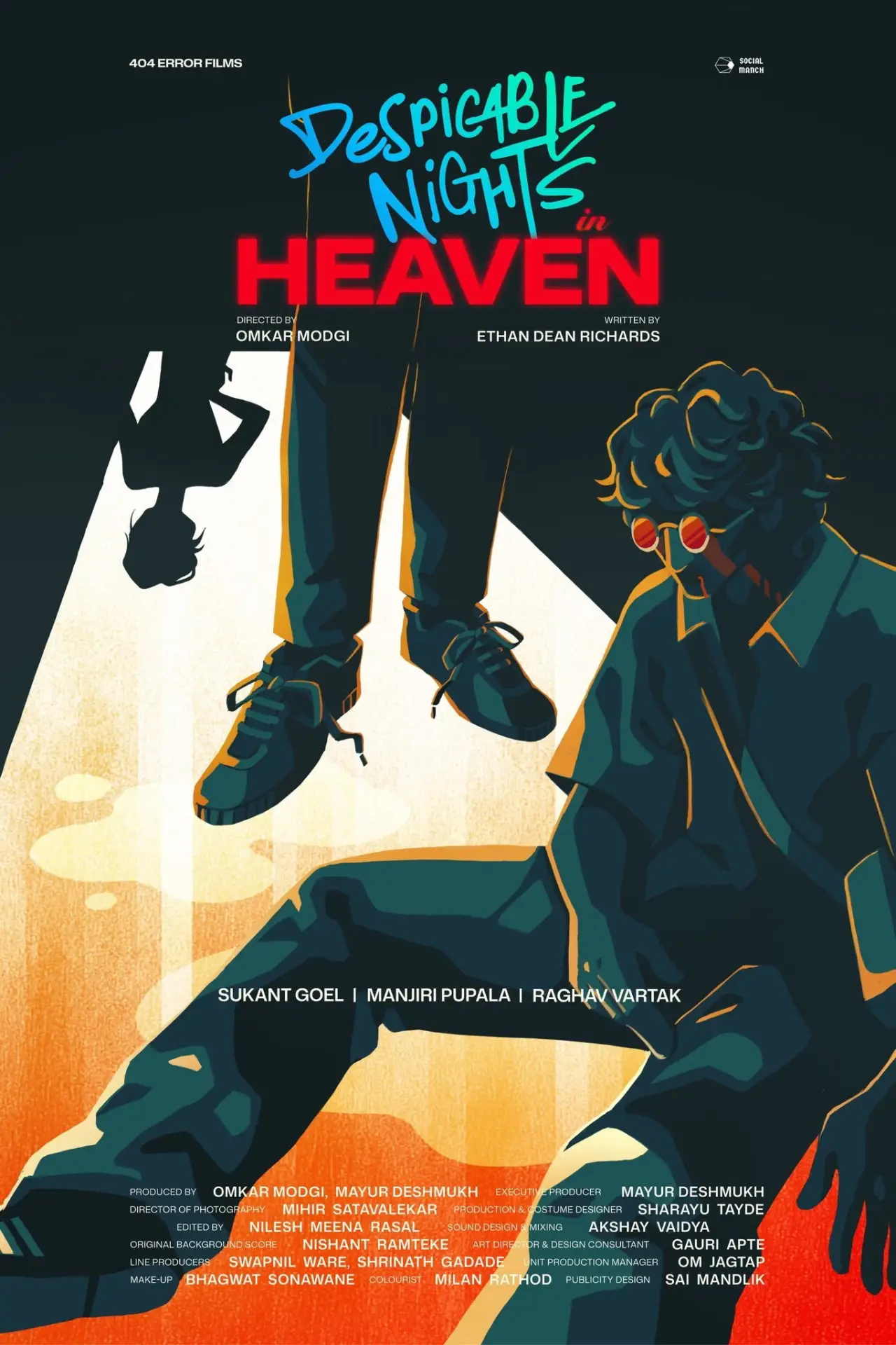 Movie poster "Despicable Nights in Heaven"