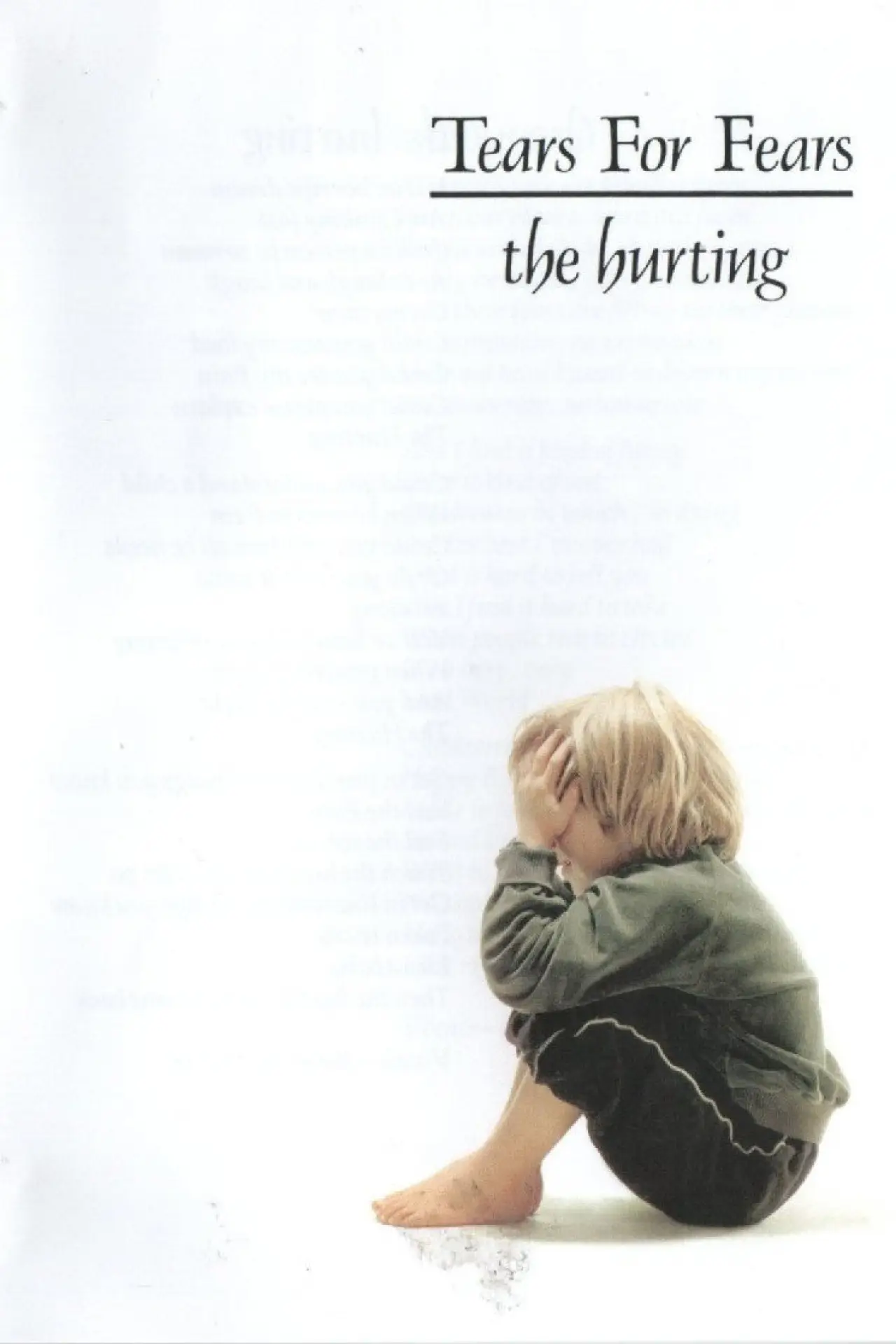 Movie poster "Tears For Fears -The Hurting"