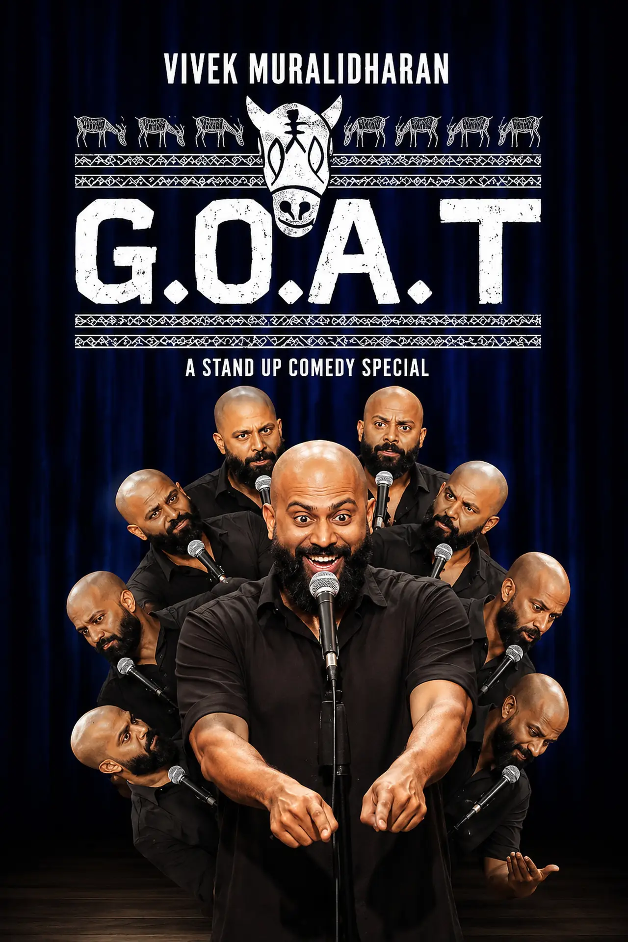 Movie poster "GOAT - Vivek Muralidharan Standup Special"