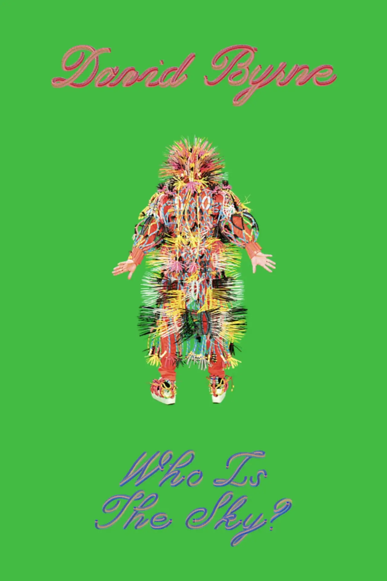 Movie poster "David Byrne: Who Is The Sky?"