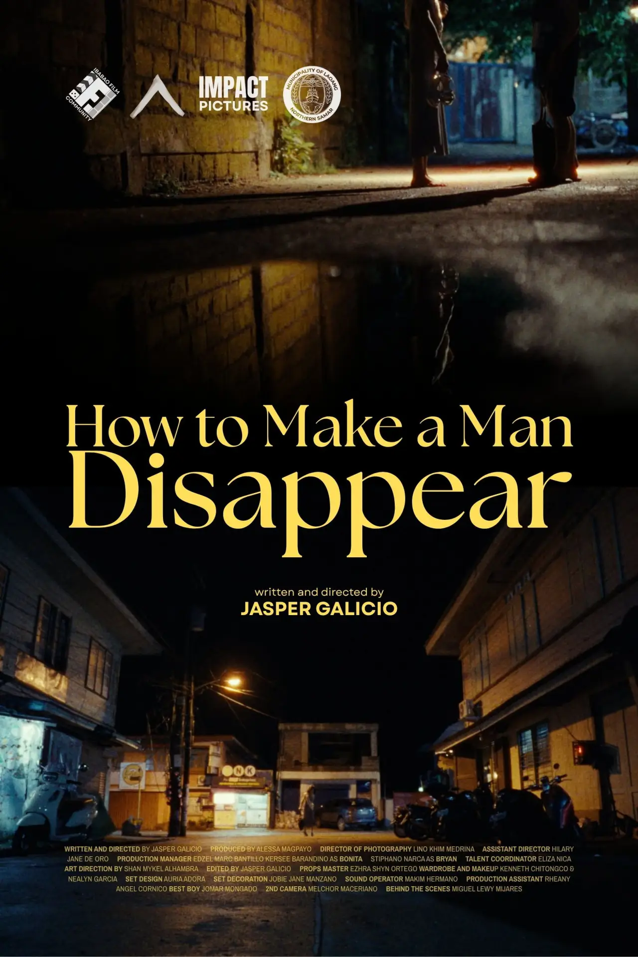 Movie poster "How to Make a Man Disappear"