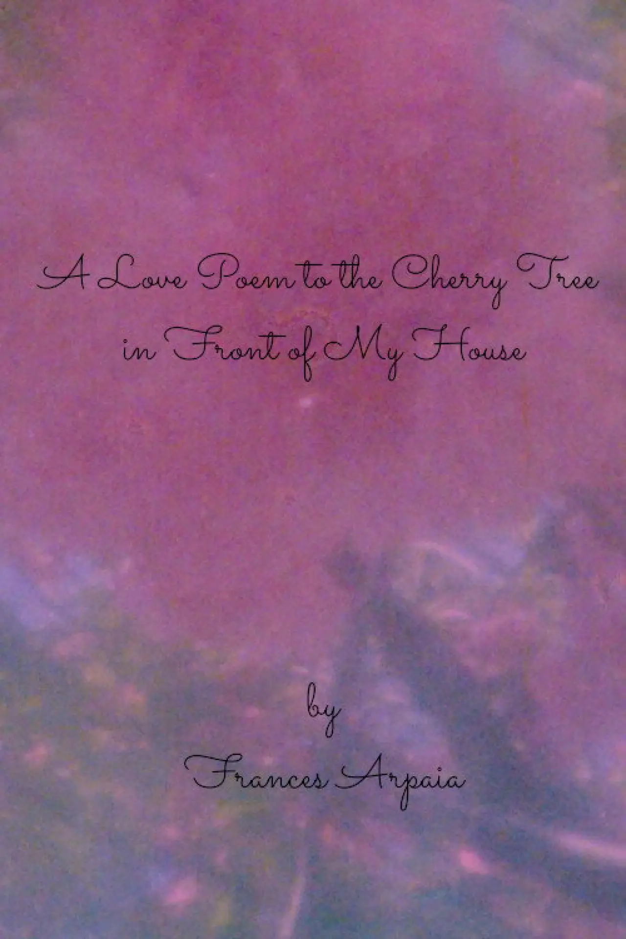 Movie poster "A Love Poem to the Cherry Tree in Front of My House"