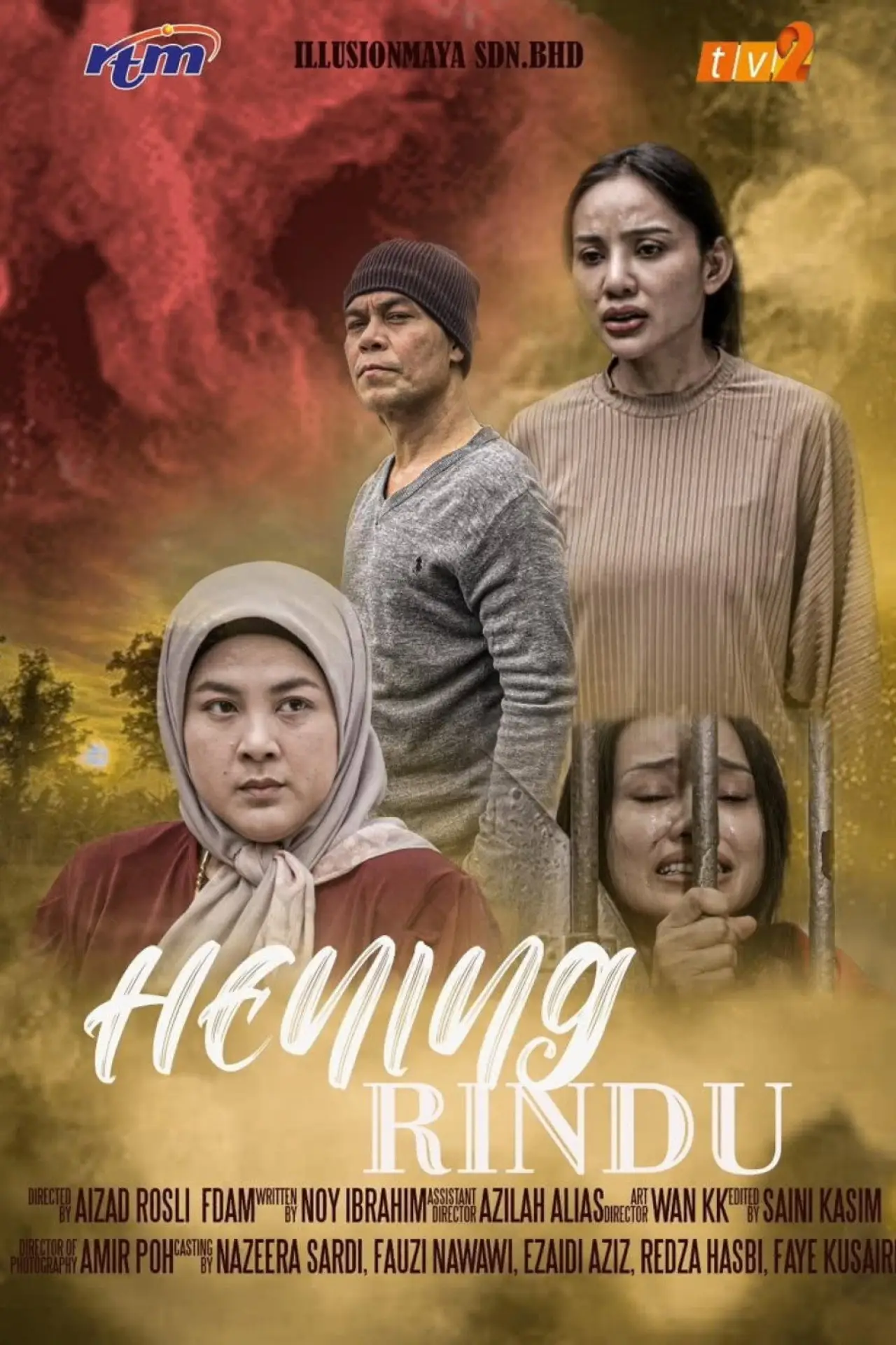 Movie poster "Hening Rindu"