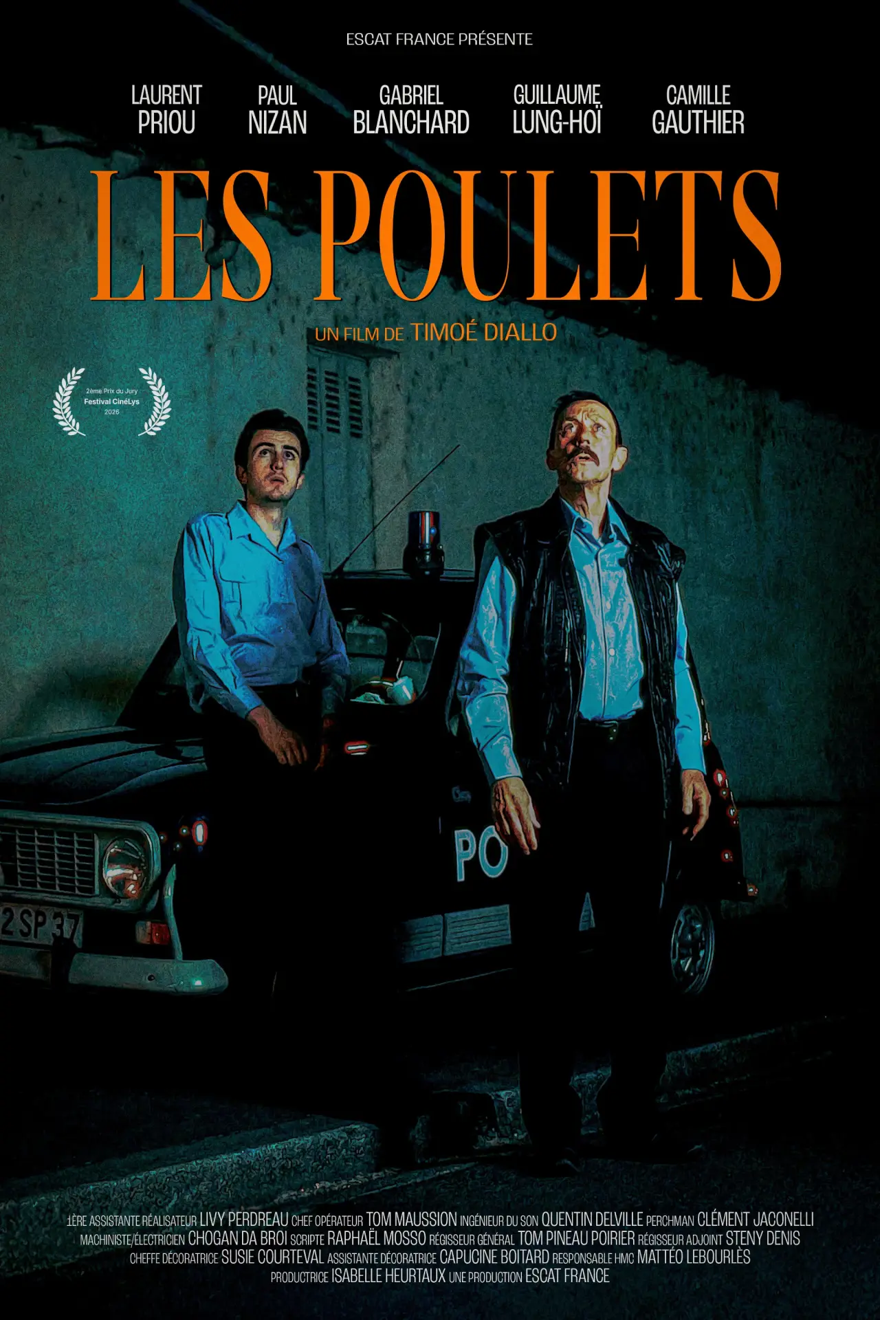 Movie poster "Les Poulets"