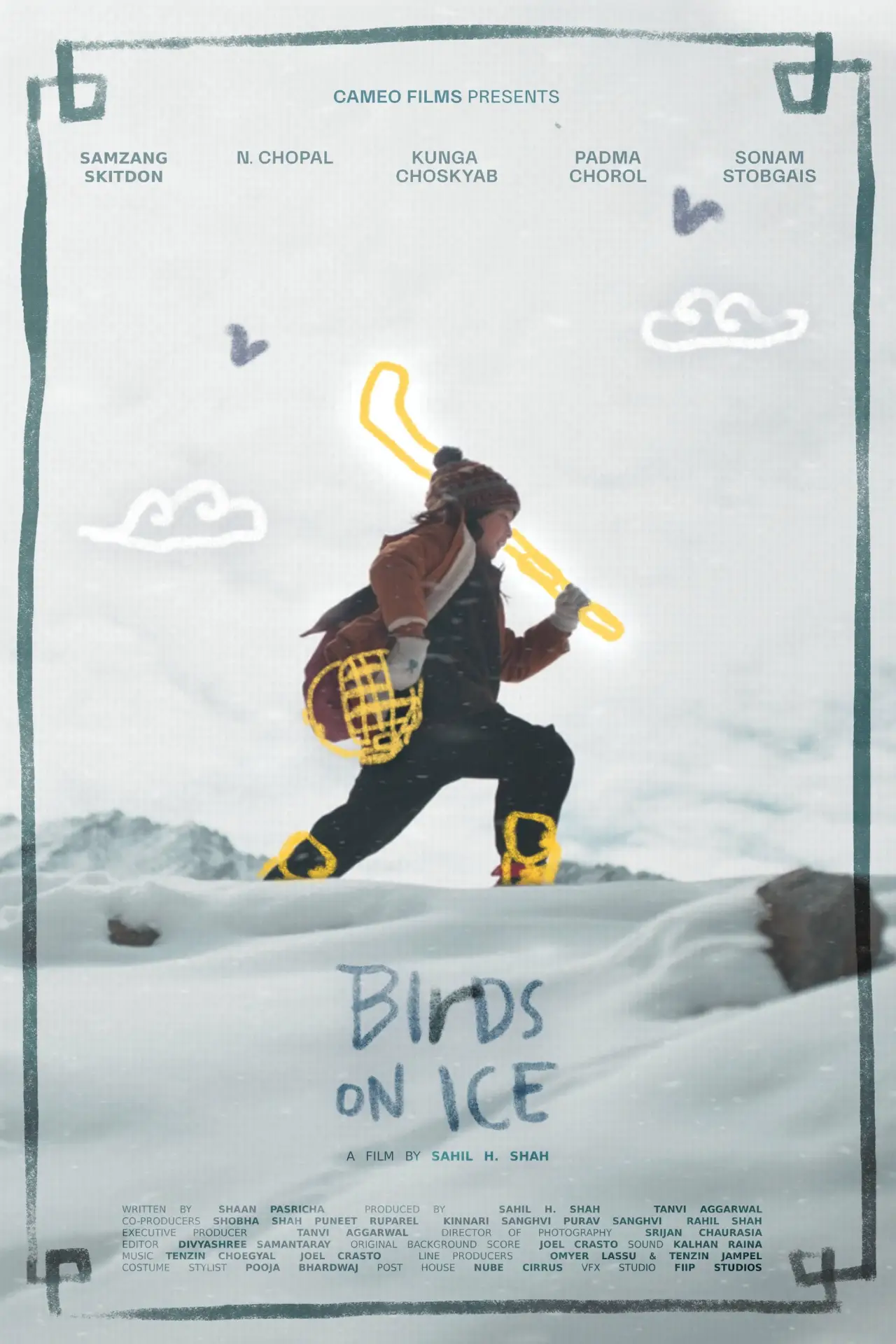 Movie poster "Birds on Ice"